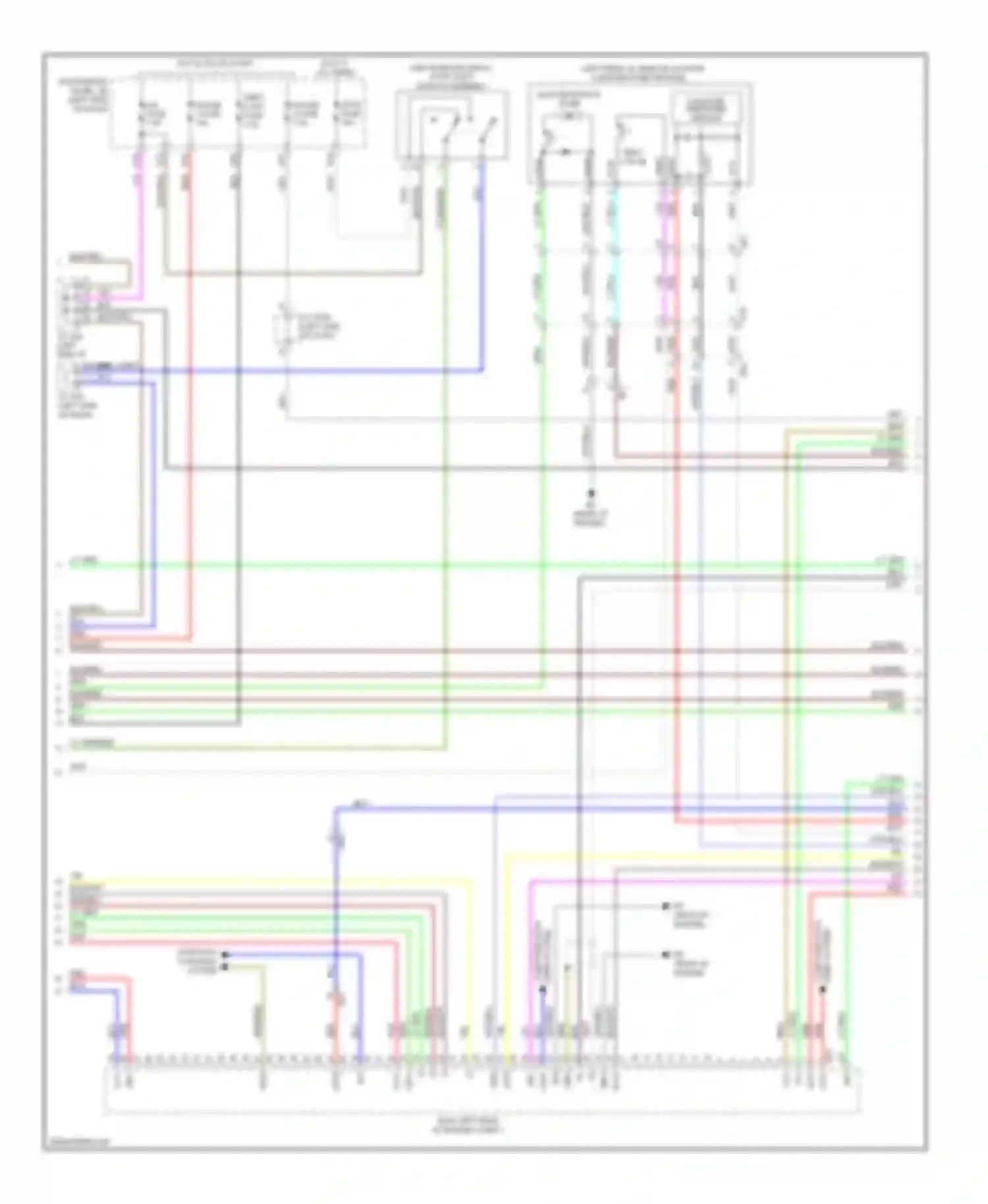Sienna Toyota III (2010-2014): Wiring diagram engine performance 2.7l (2 of 4)