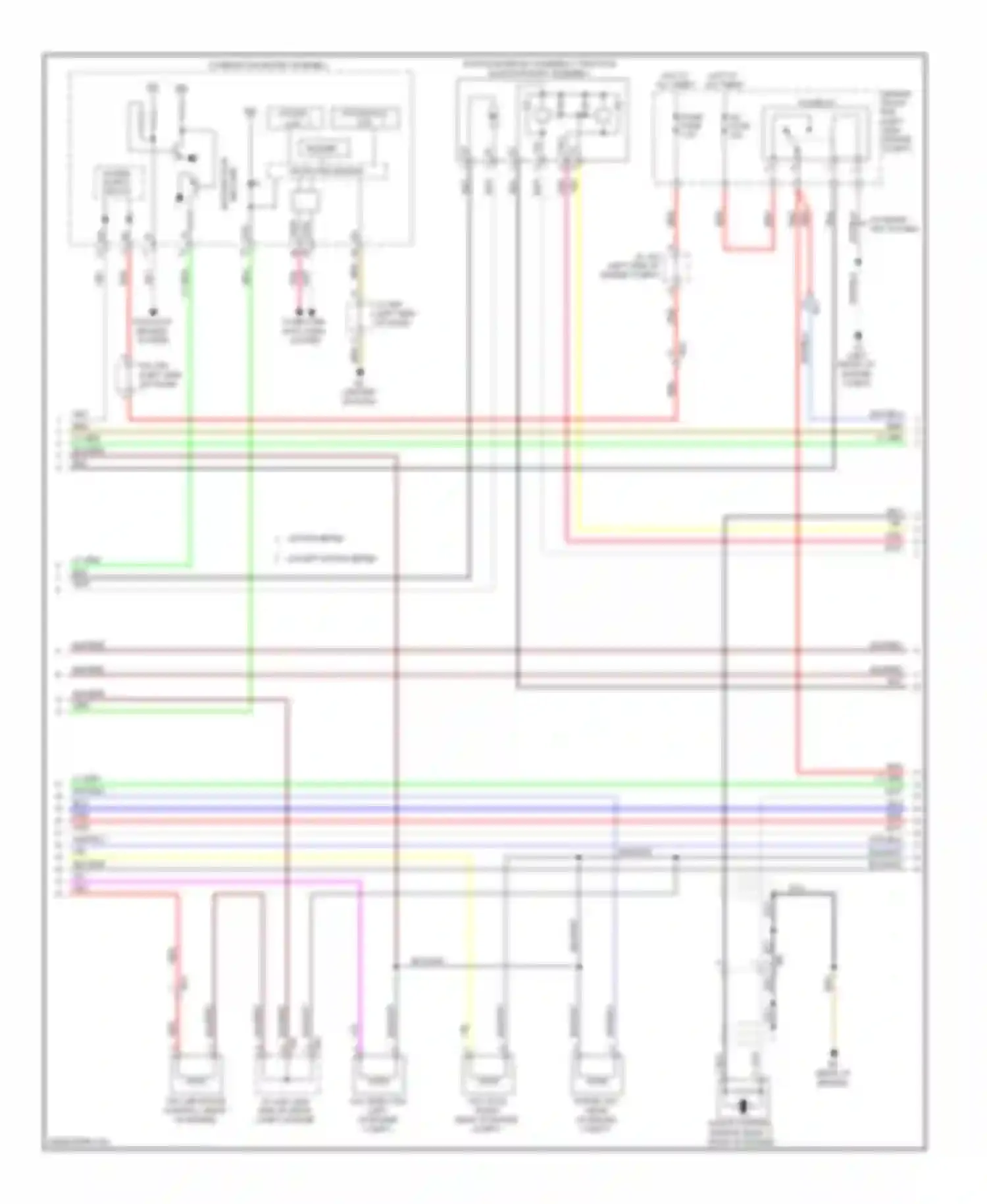 Sienna Toyota III (2010-2014): Wiring diagram engine performance 2.7l (3 of 4)