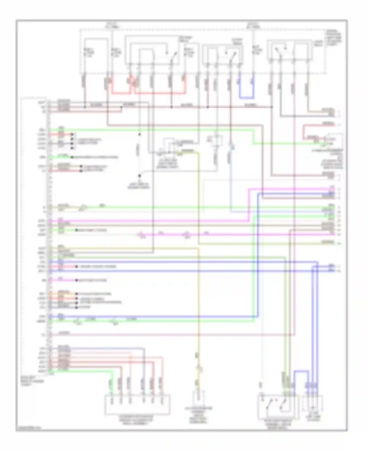 Sienna Toyota III (2010-2014): Wiring diagram engine performance 3.5l (1 of 6)