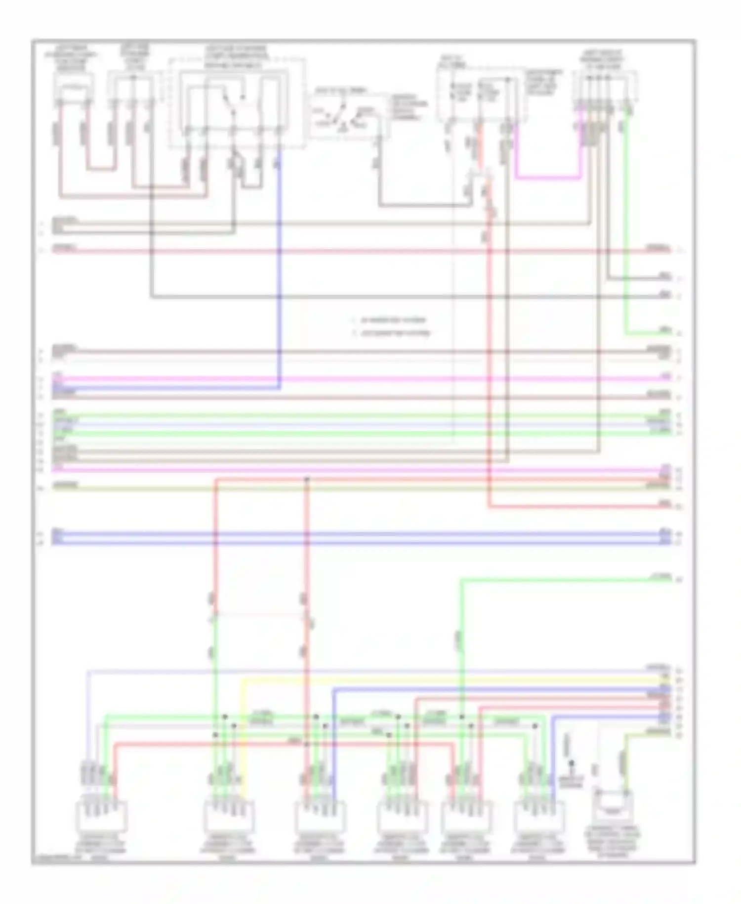 Sienna Toyota III (2010-2014): Wiring diagram engine performance 3.5l (2 of 6)