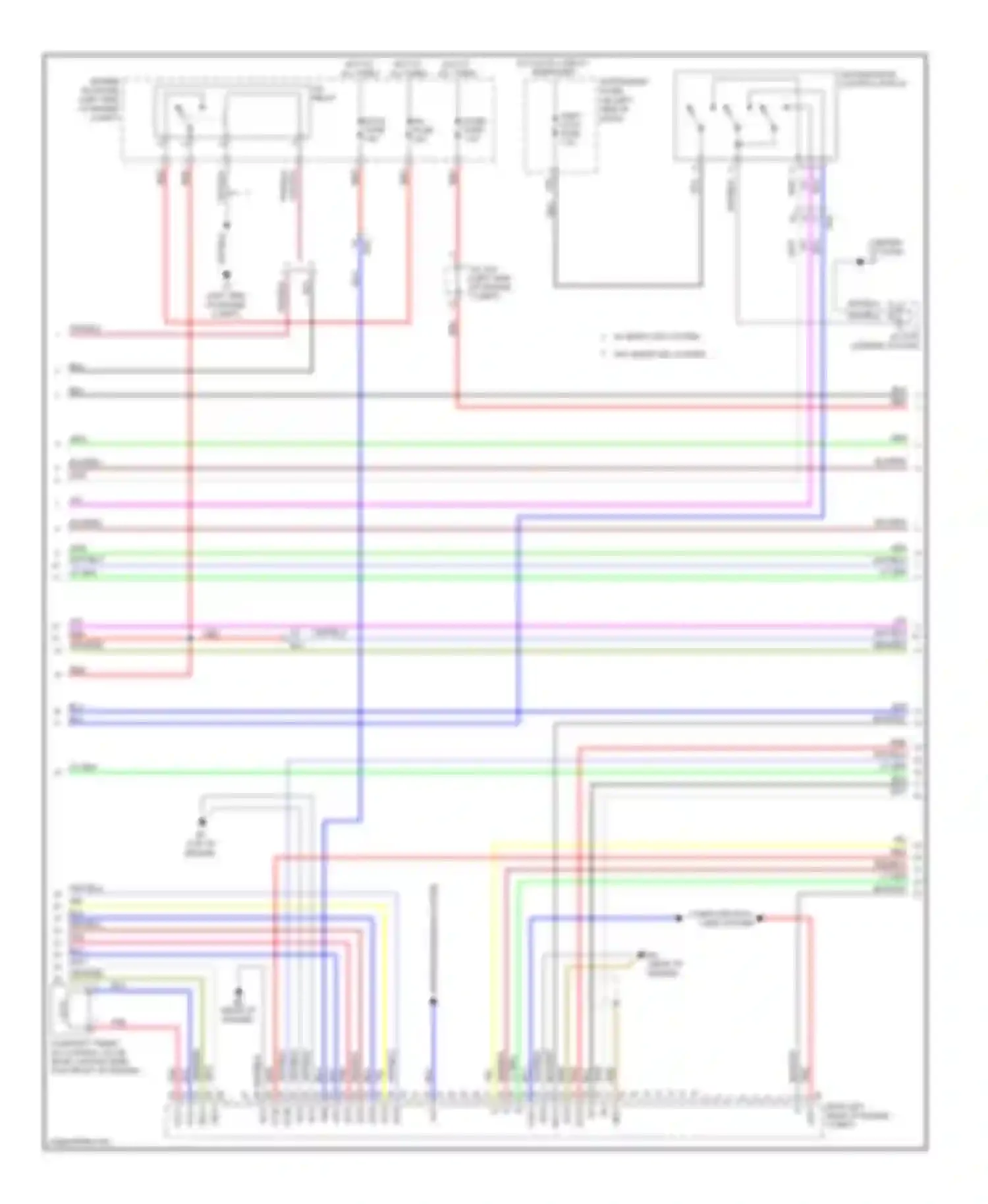 Sienna Toyota III (2010-2014): Wiring diagram engine performance 3.5l (3 of 6)
