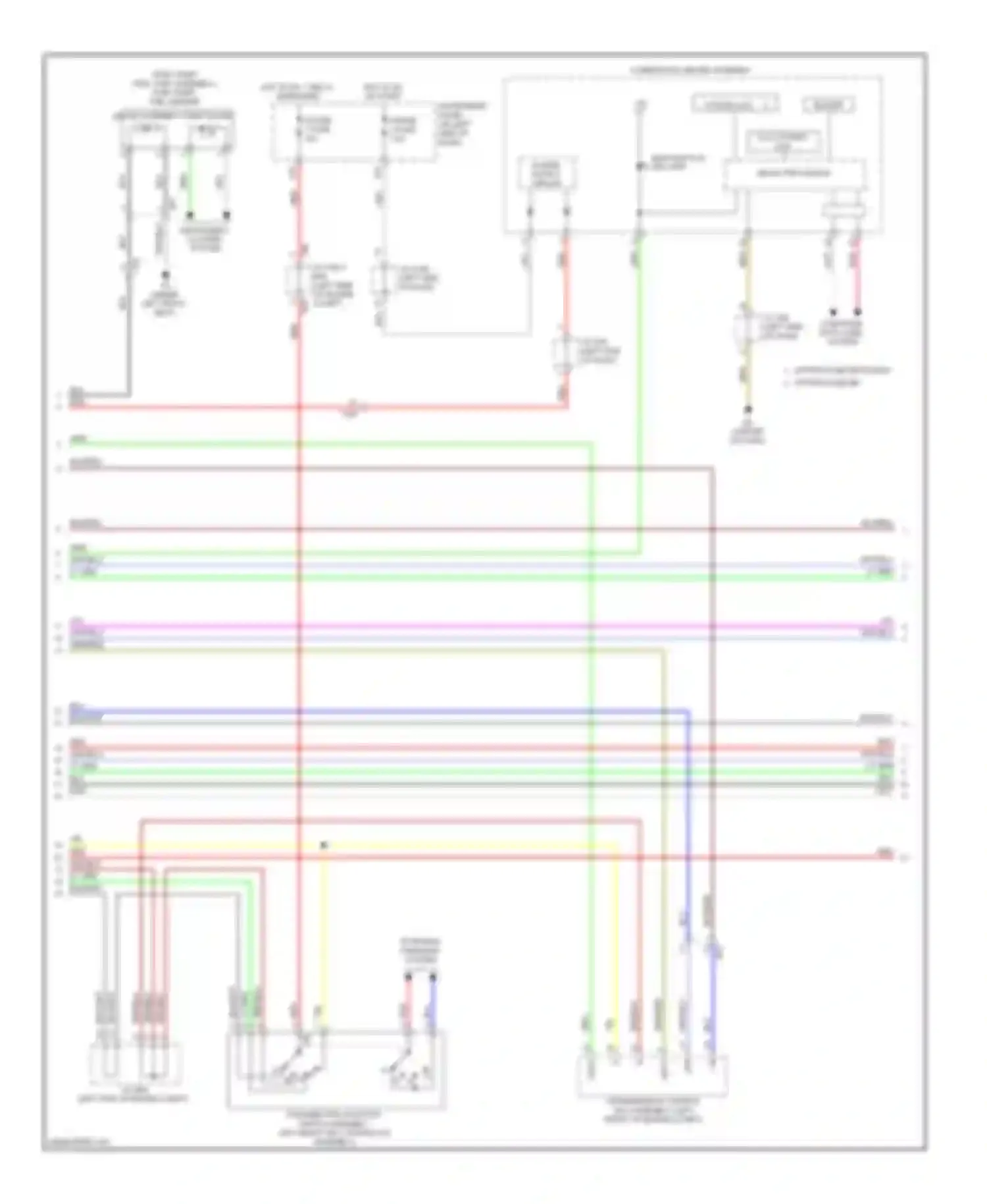 Sienna Toyota III (2010-2014): Wiring diagram engine performance 3.5l (4 of 6)