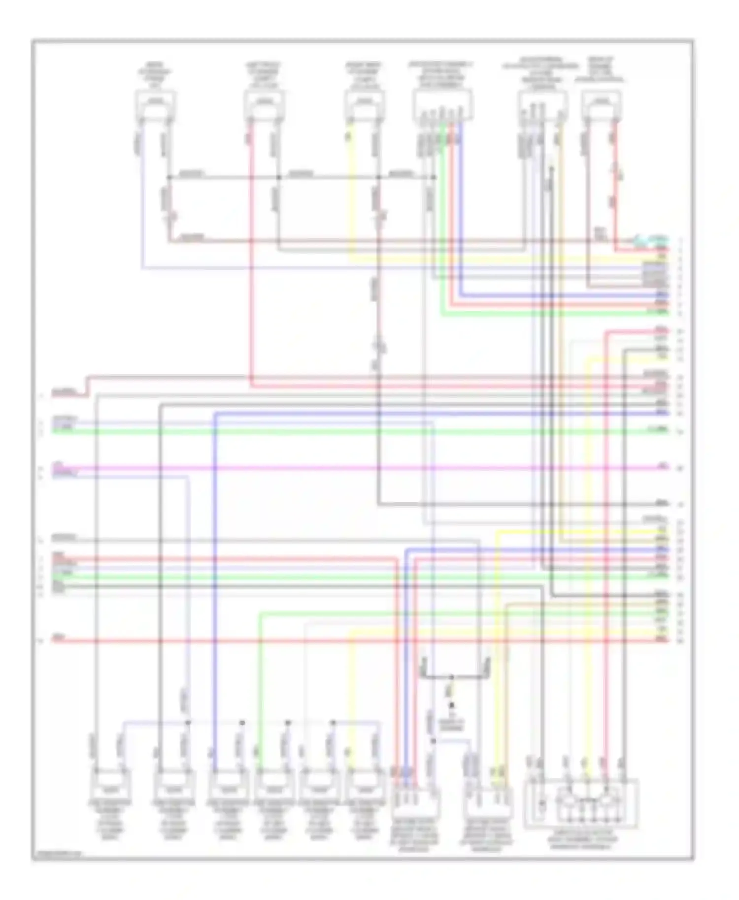 Sienna Toyota III (2010-2014): Wiring diagram engine performance 3.5l (5 of 6)