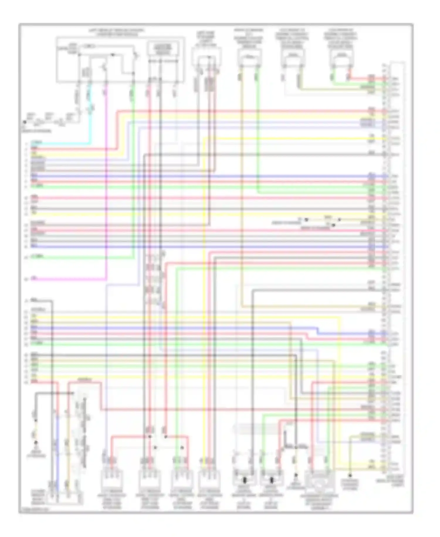 Sienna Toyota III (2010-2014): Wiring diagram engine performance 3.5l (6 of 6)