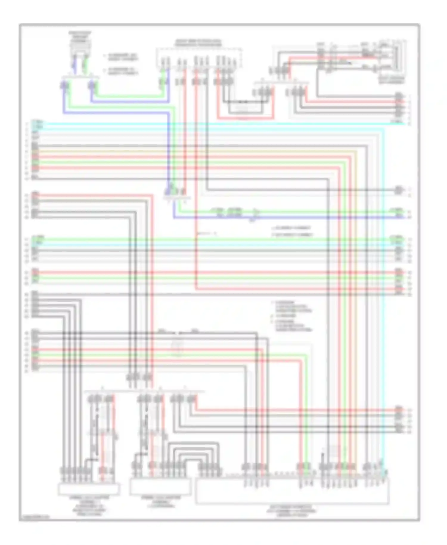 Sienna Toyota III (2010-2014): Navigation circuit (3 of 5)