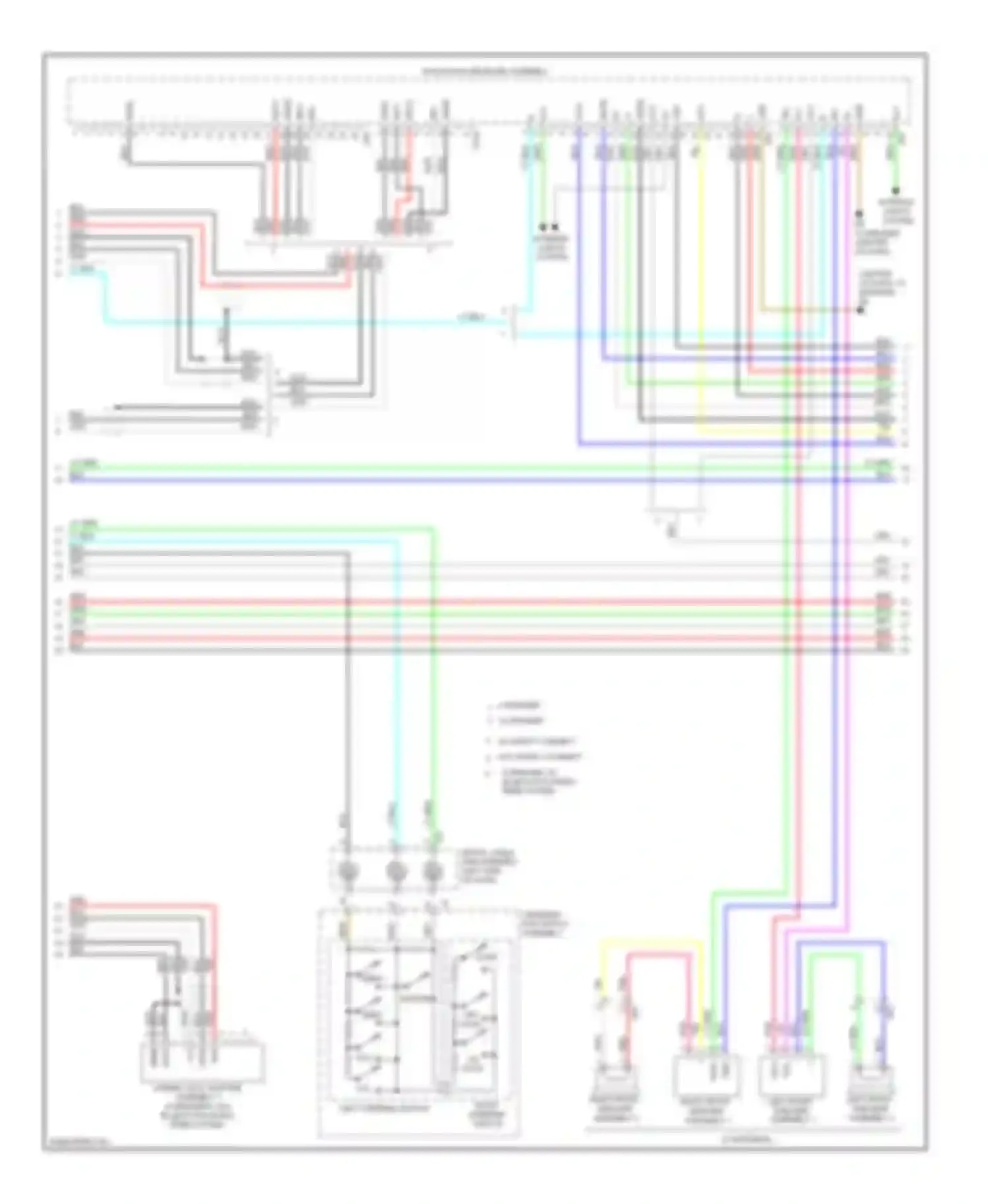 Sienna Toyota III (2010-2014): Navigation circuit (4 of 5)