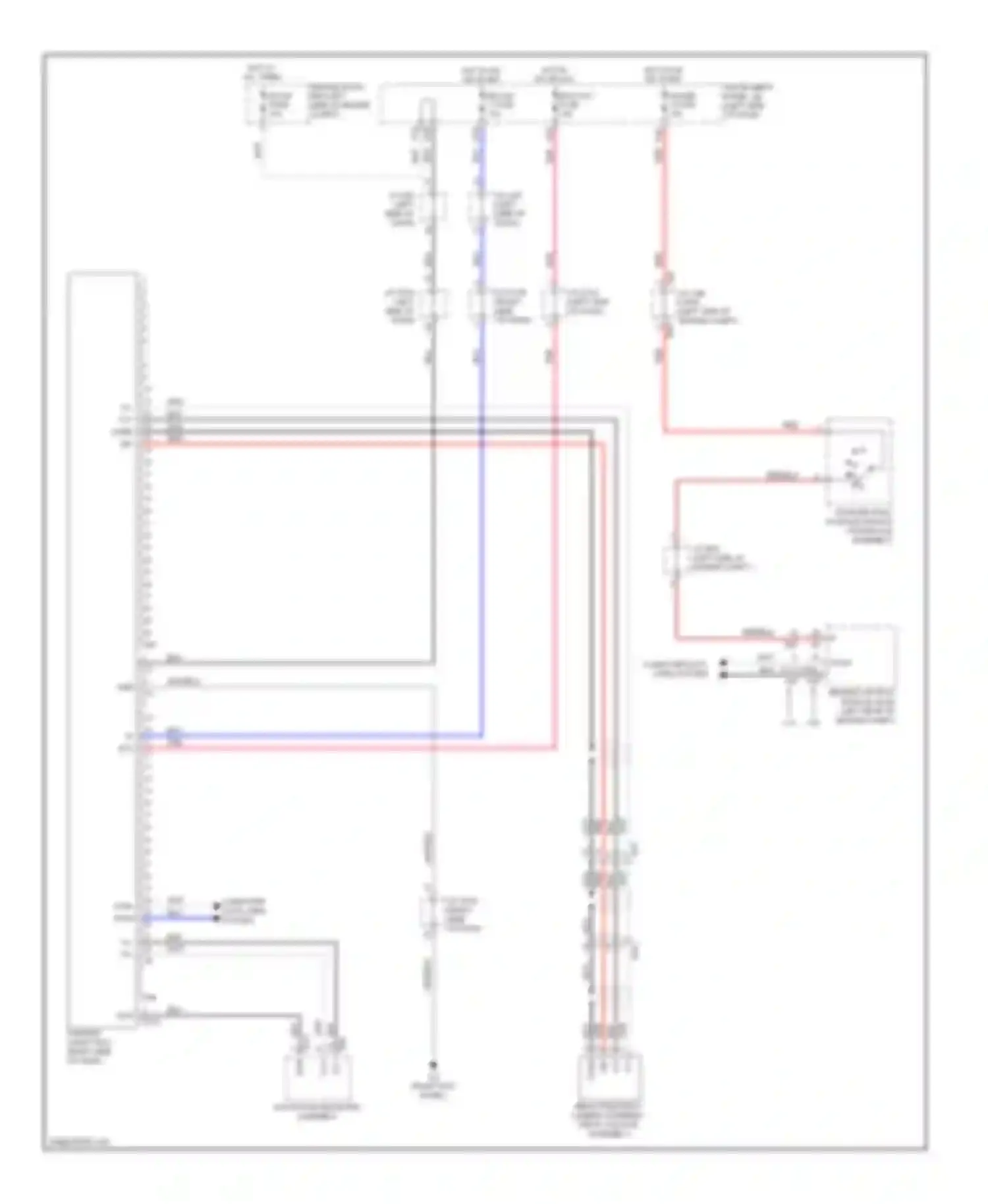 Sienna Toyota III (2010-2014): Parking assistant circuit