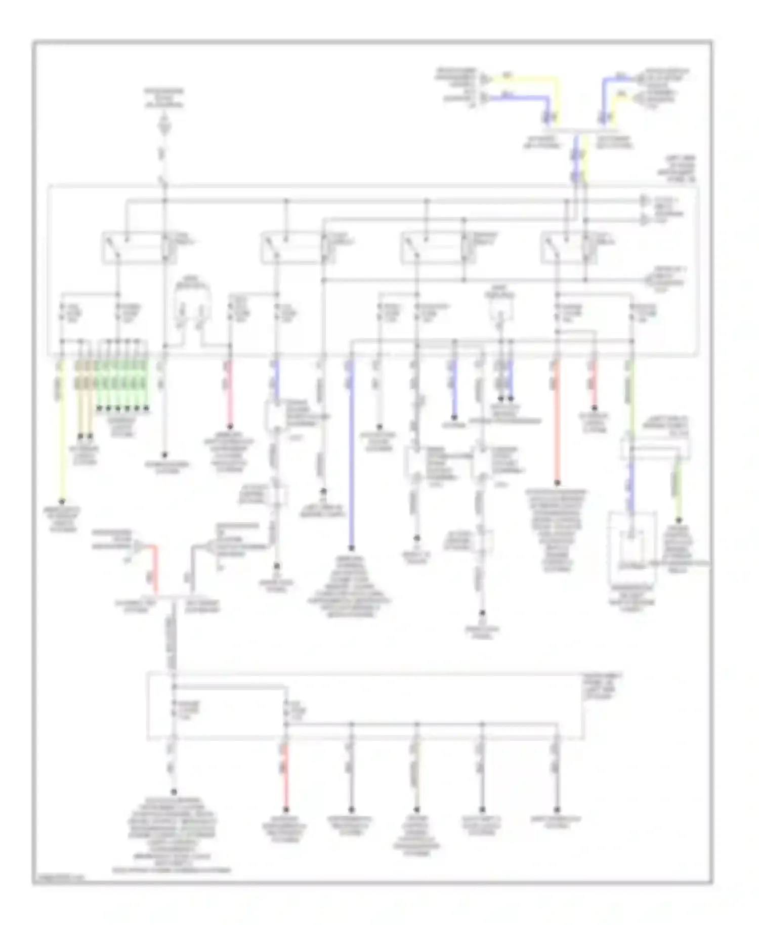 Sienna Toyota III (2010-2014): Power distribution circuit (4 of 5)