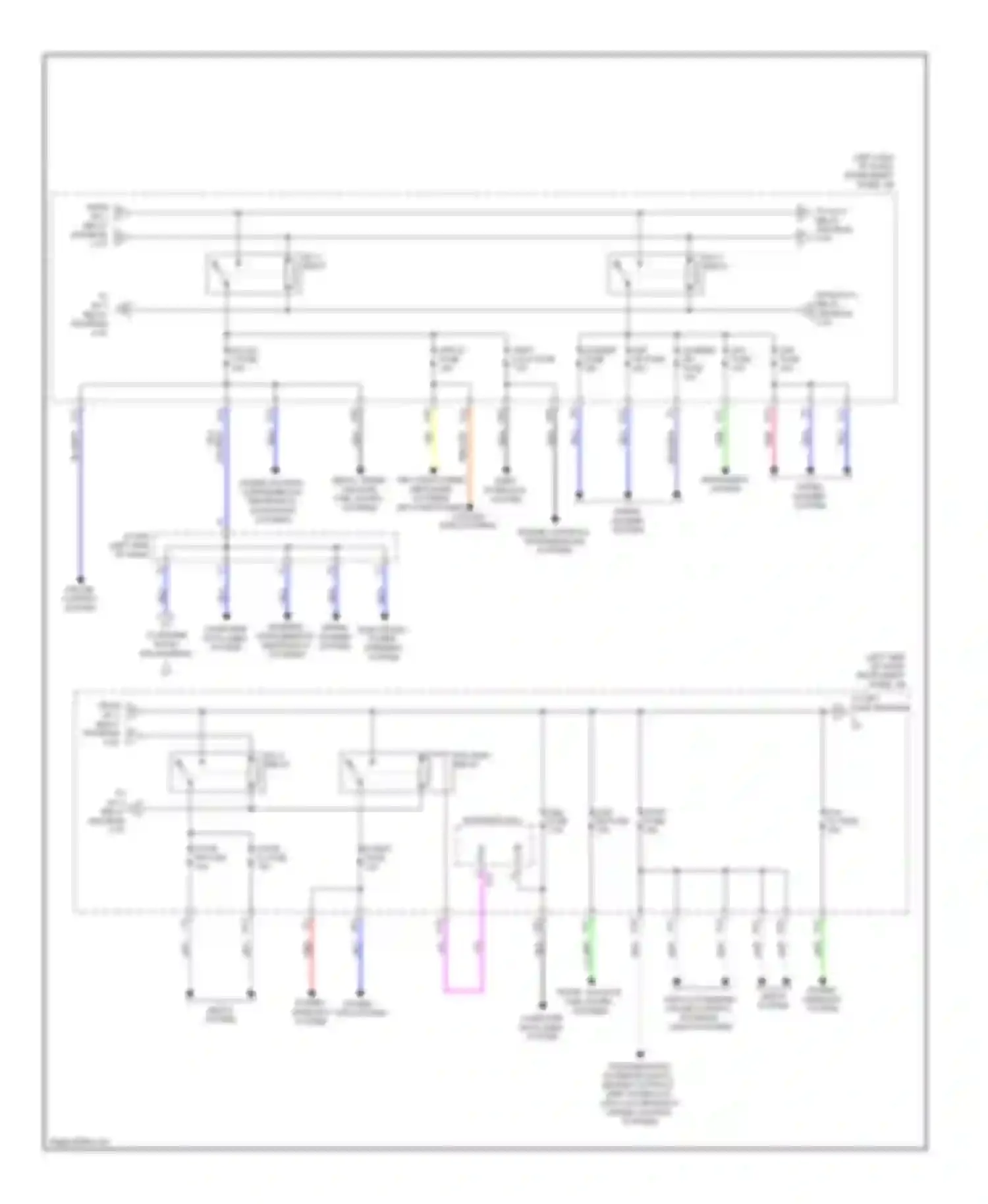 Sienna Toyota III (2010-2014): Power distribution circuit (5 of 5)