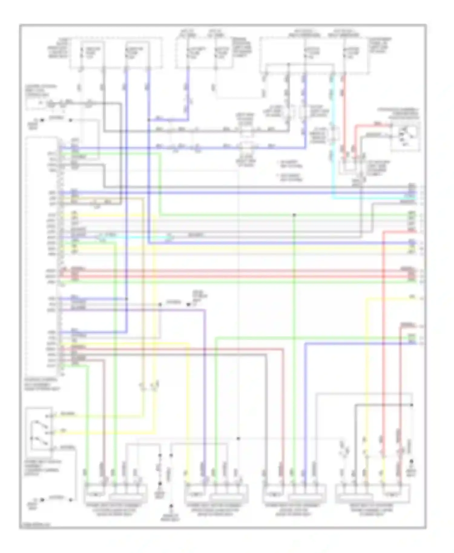 Sienna Toyota III (2010-2014): Auto access seat circuit (1 of 2)