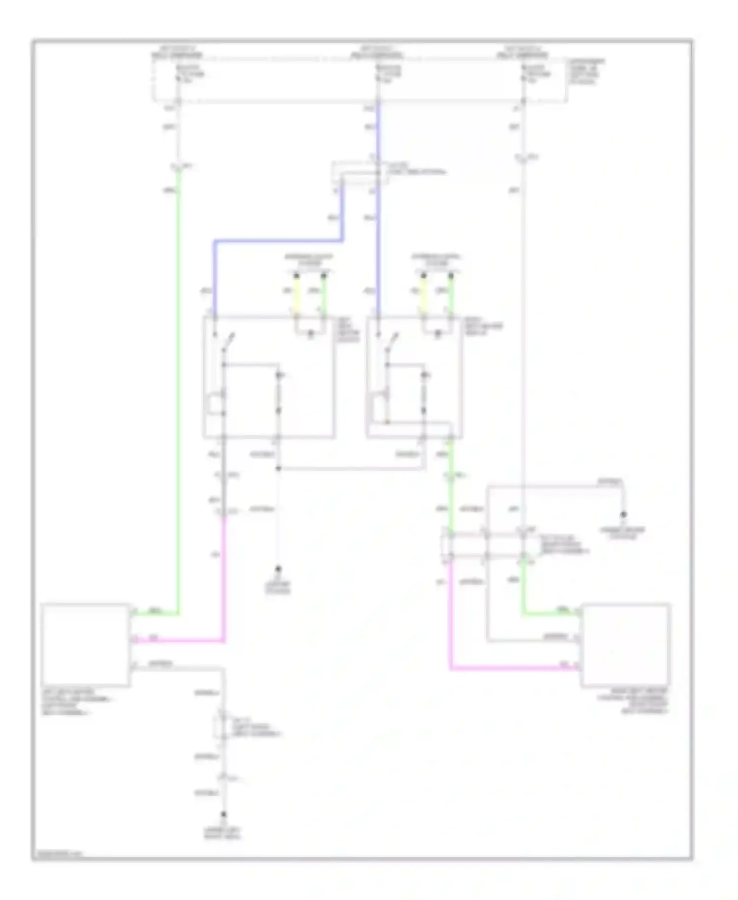 Sienna Toyota III (2010-2014): Heated seats circuit