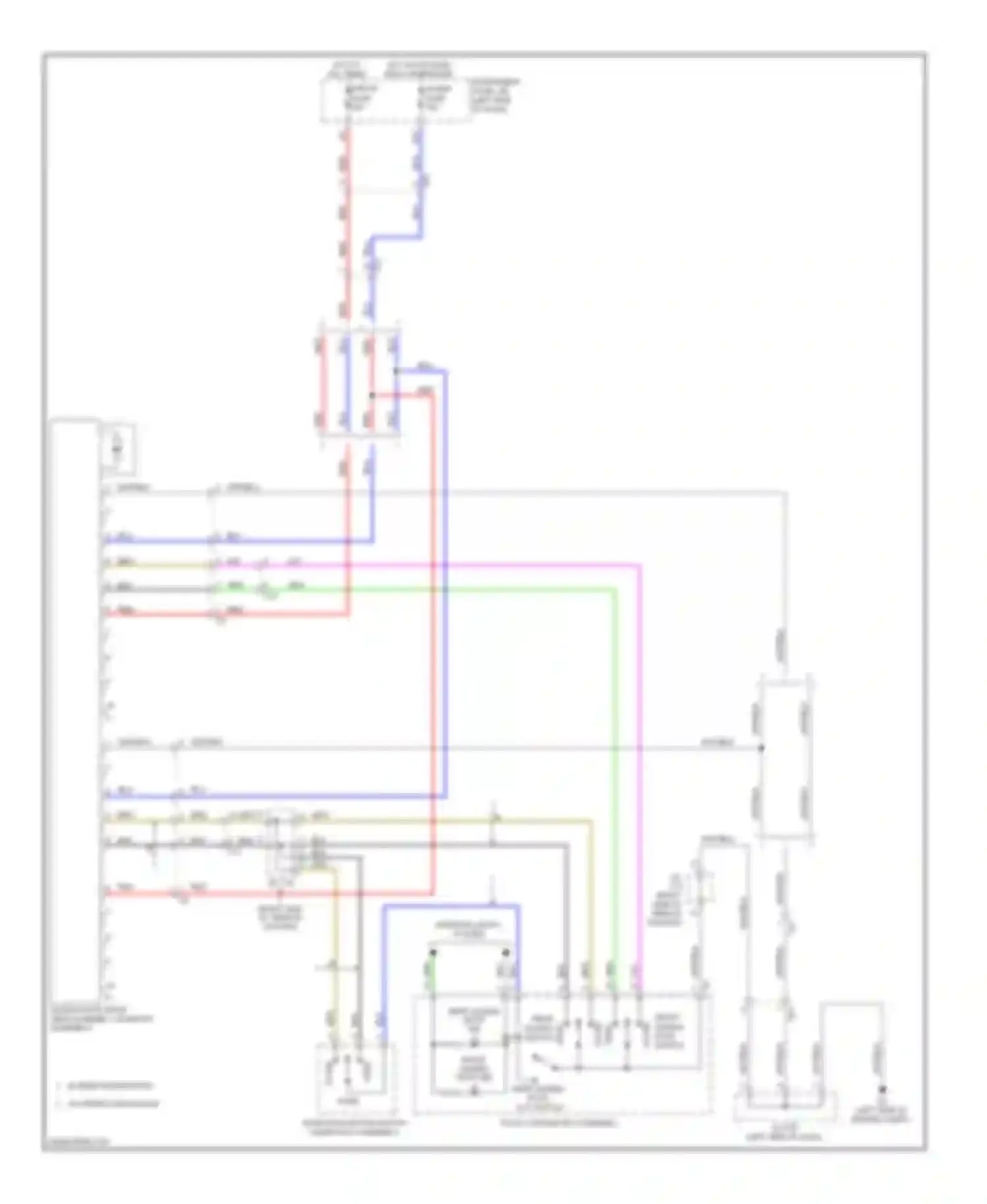 Sienna Toyota III (2010-2014): Power top/sunroof circuit