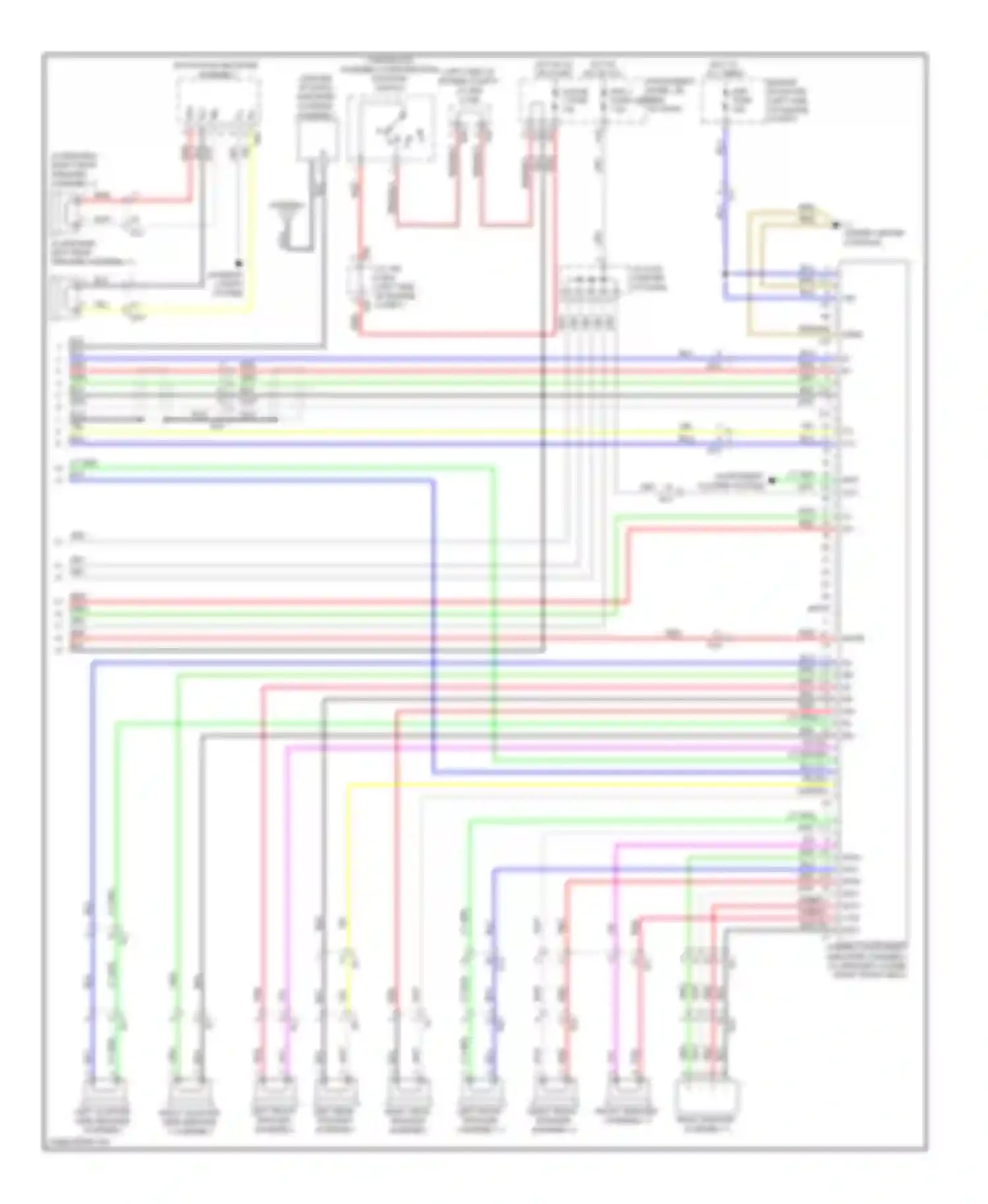 Sienna Toyota III (2010-2014): Radio circuit, with navigation (5 of 5)