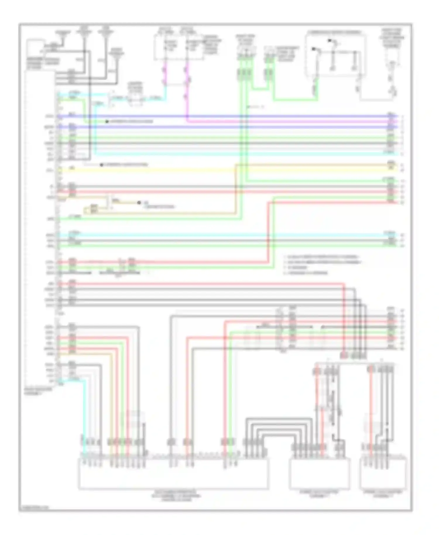 Sienna Toyota III (2010-2014): Radio circuit, without navigation (1 of 4)