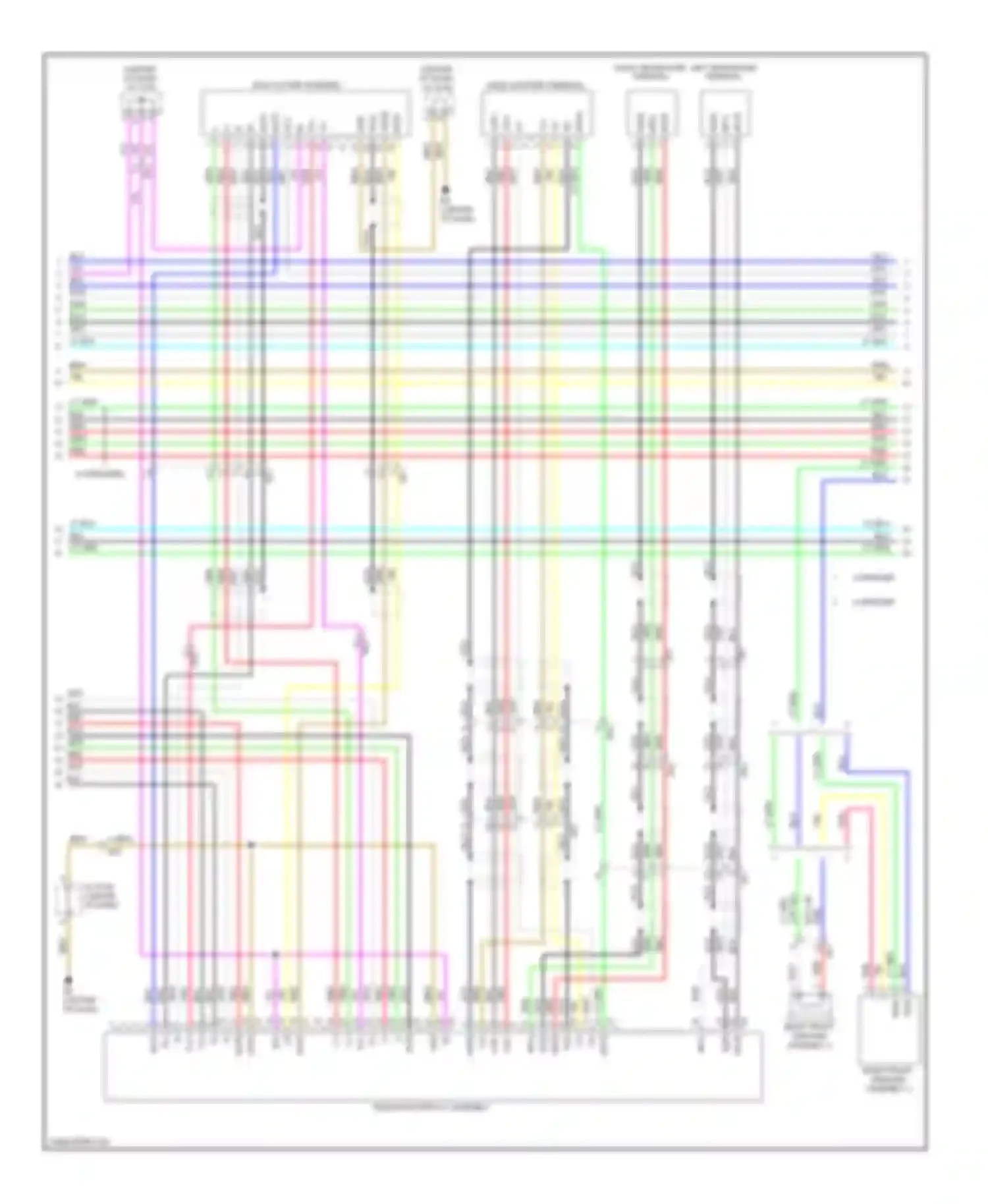 Sienna Toyota III (2010-2014): Radio circuit, without navigation (2 of 4)