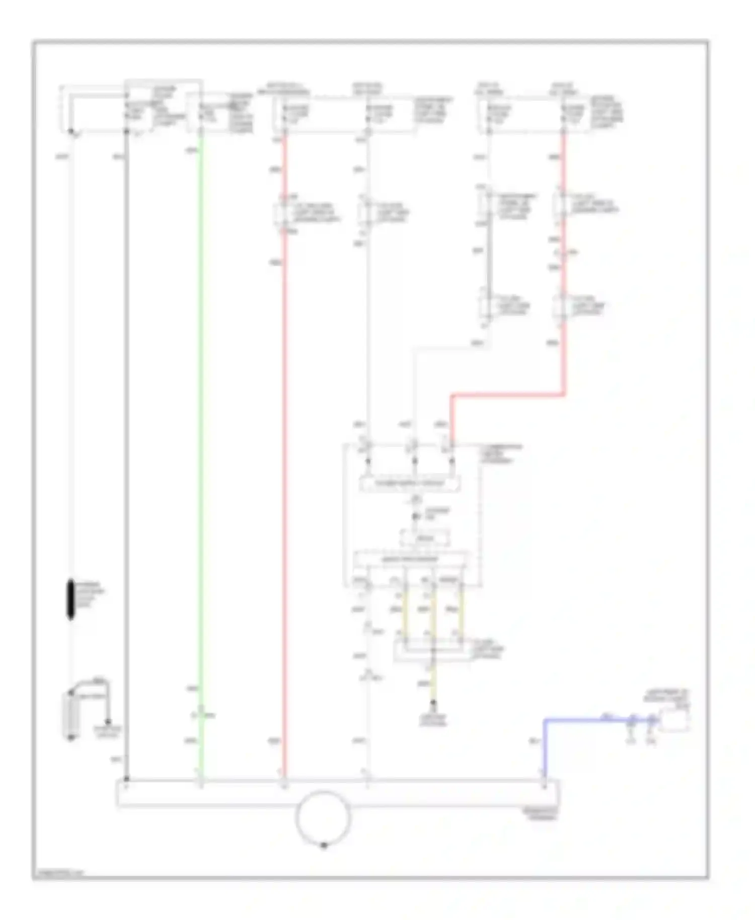 Sienna Toyota III (2010-2014): Charging circuit
