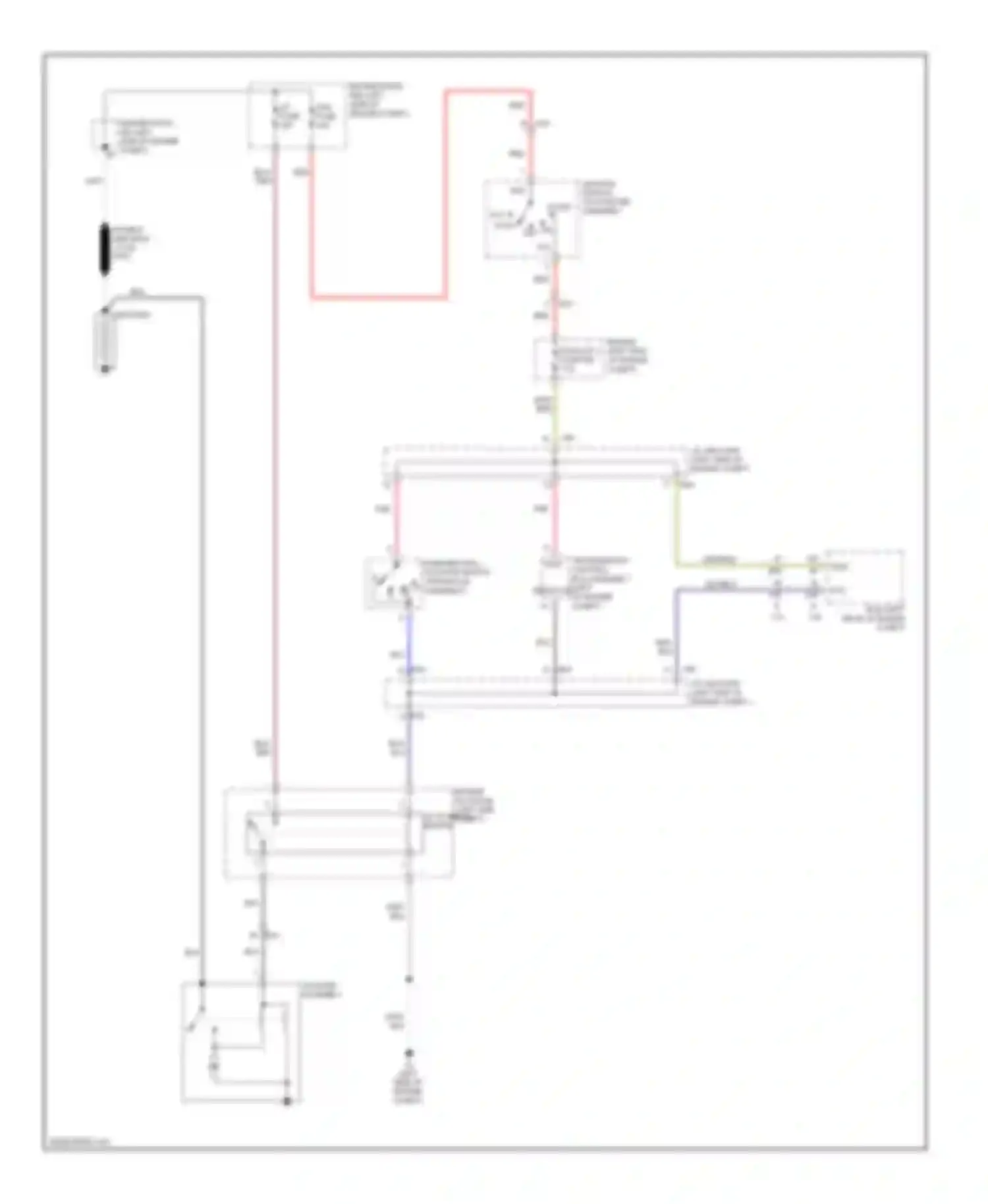 Sienna Toyota III (2010-2014): Starting circuit, without smart key system