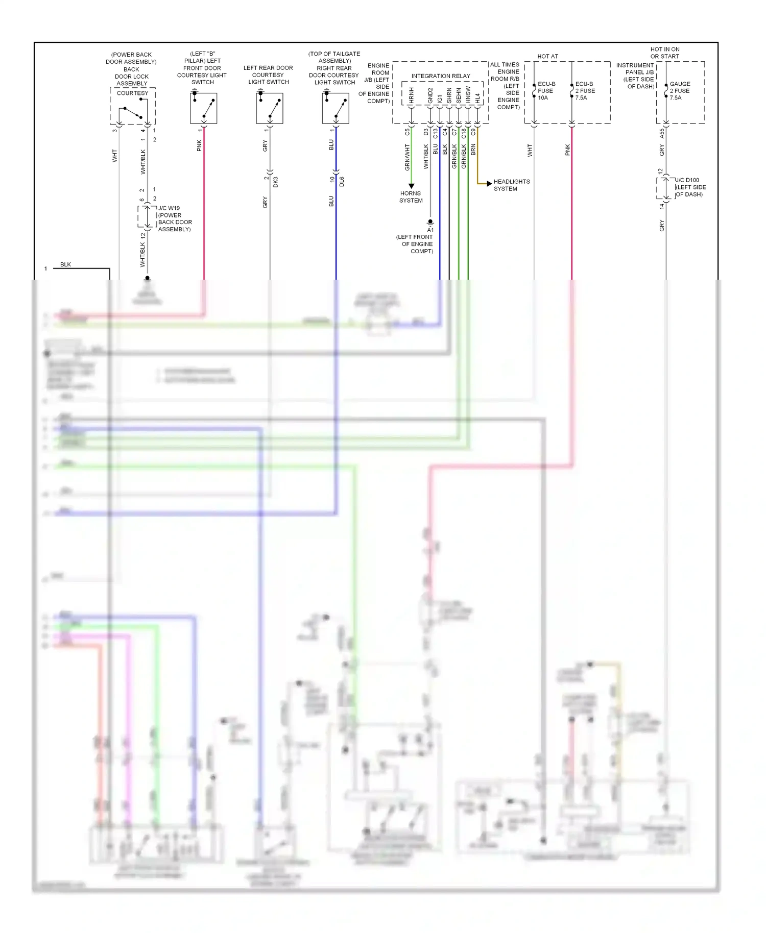 Toyota Sienna III (2010-2014) computer data lines system wiring diagram  (6 of 61)