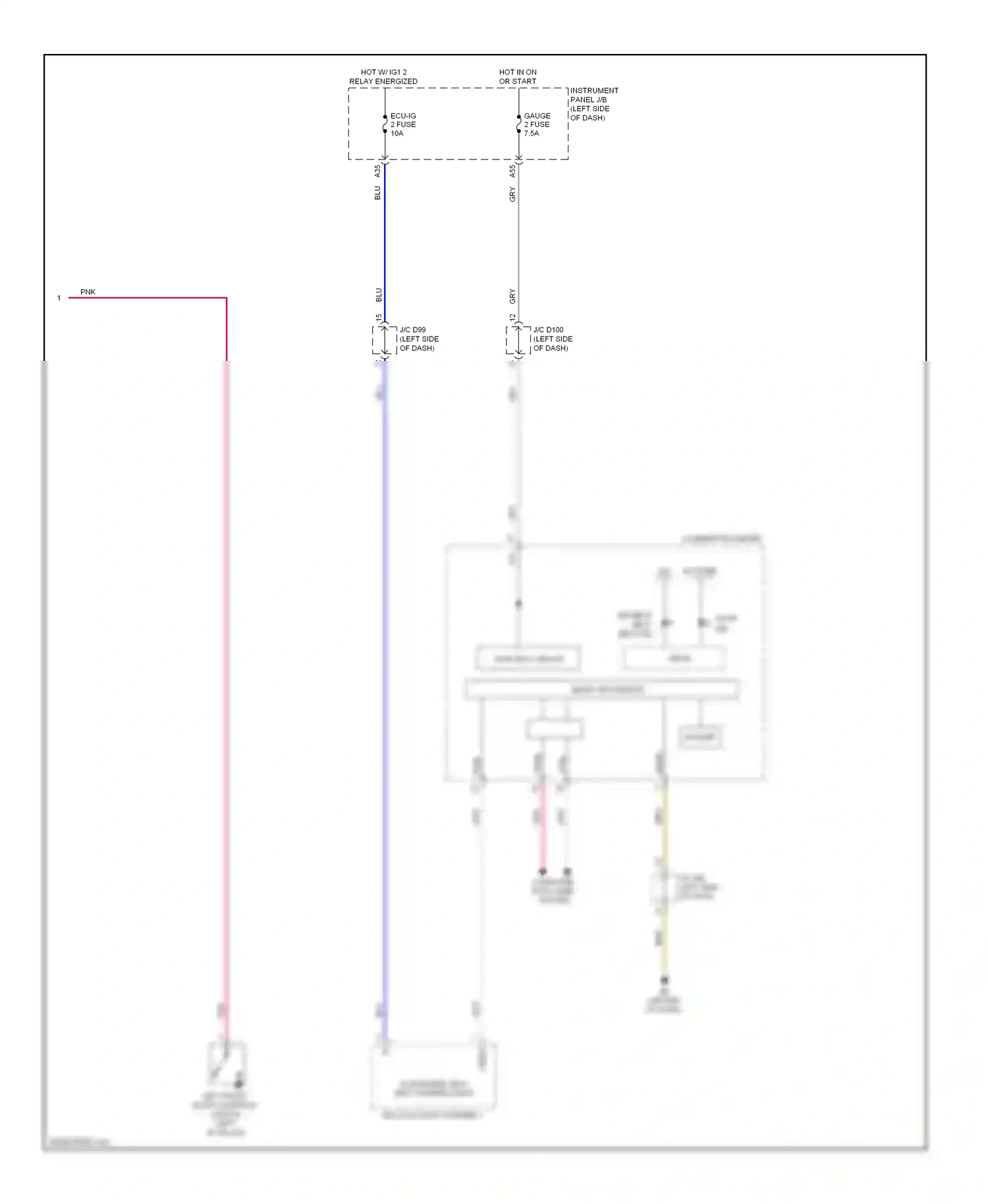 Toyota Sienna III (2010-2014) micro- processor wiring diagram  (15 of 19)