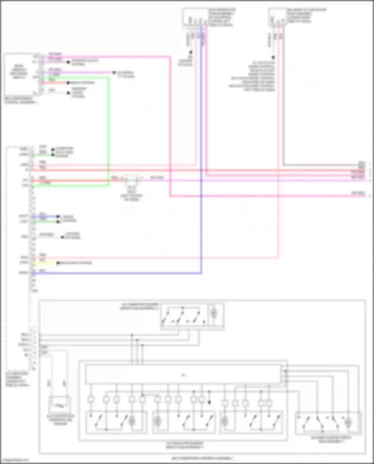 Sienna Toyota IV (2020-2024): Automatic a/c circuit (1 of 5)
