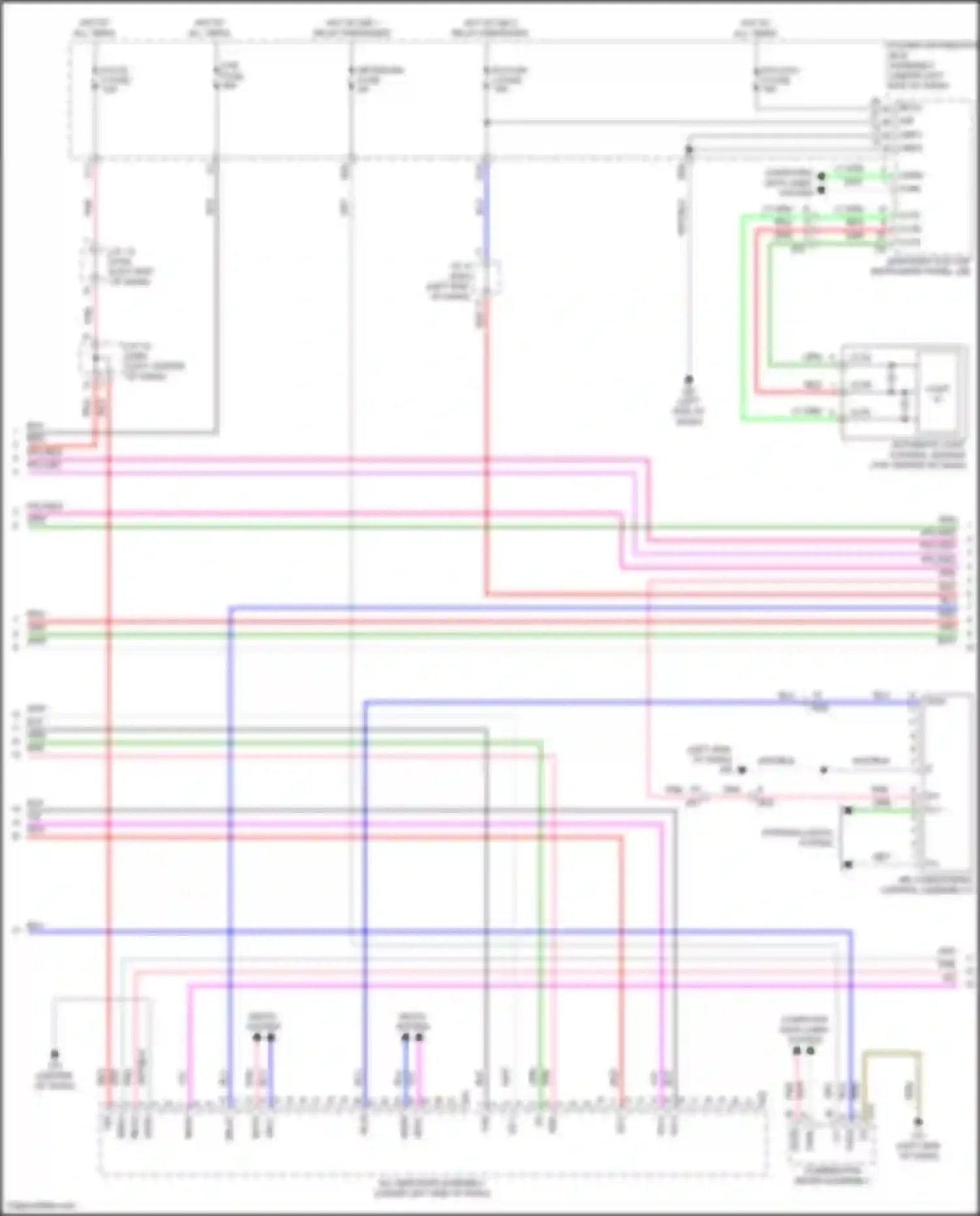 Sienna Toyota IV (2020-2024): Automatic a/c circuit (3 of 5)