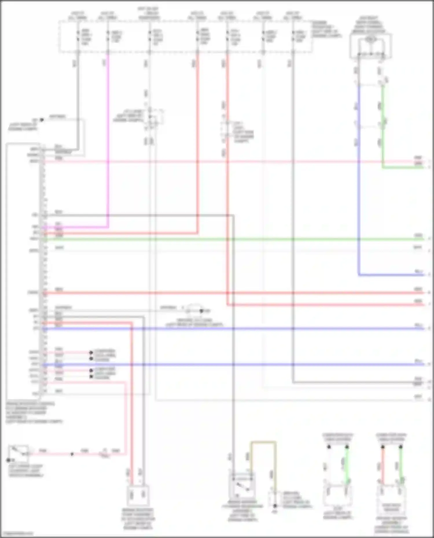 Sienna Toyota IV (2020-2024): Anti-lock brakes circuit (1 of 4)