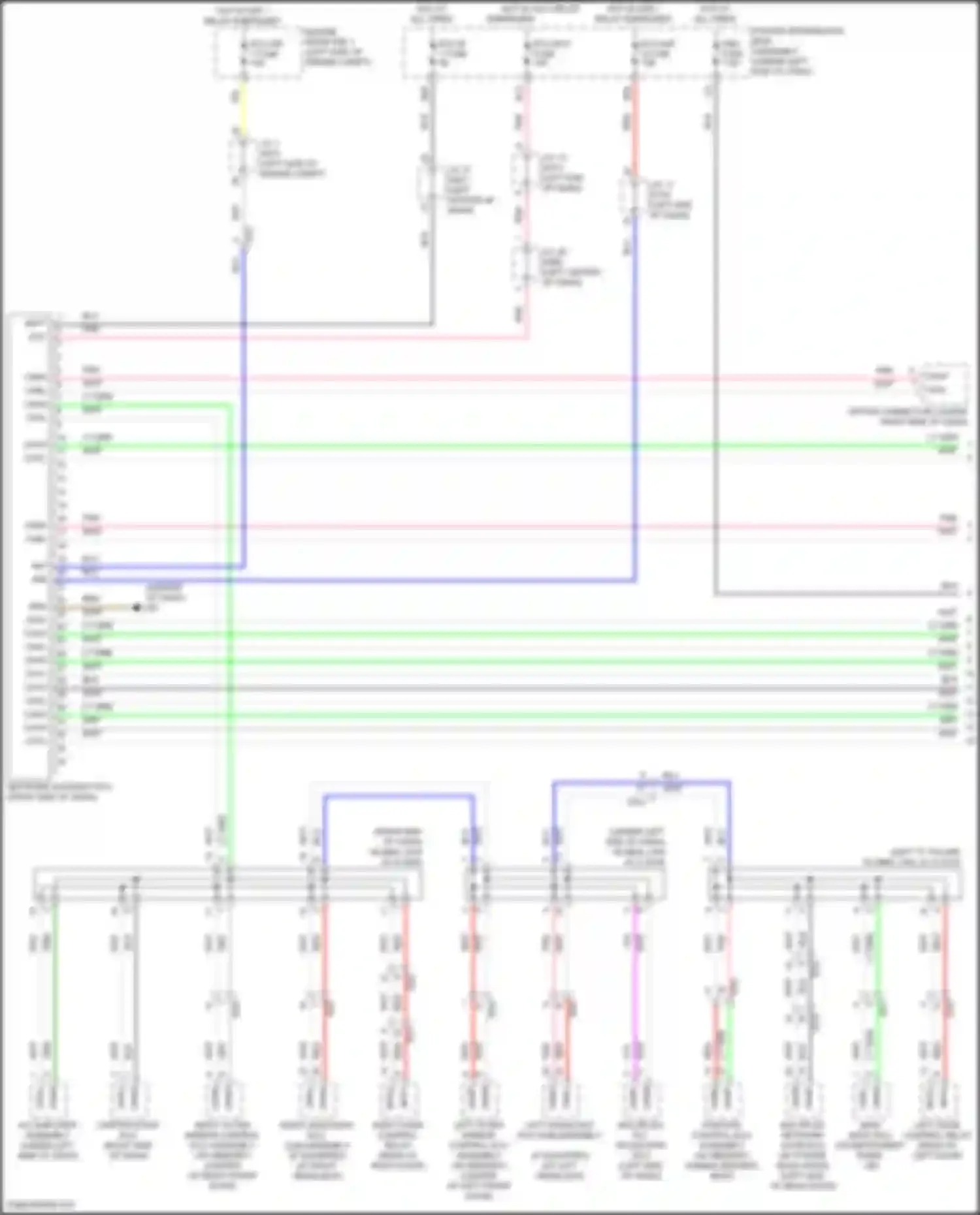 Sienna Toyota IV (2020-2024): Computer data lines circuit (1 of 3)