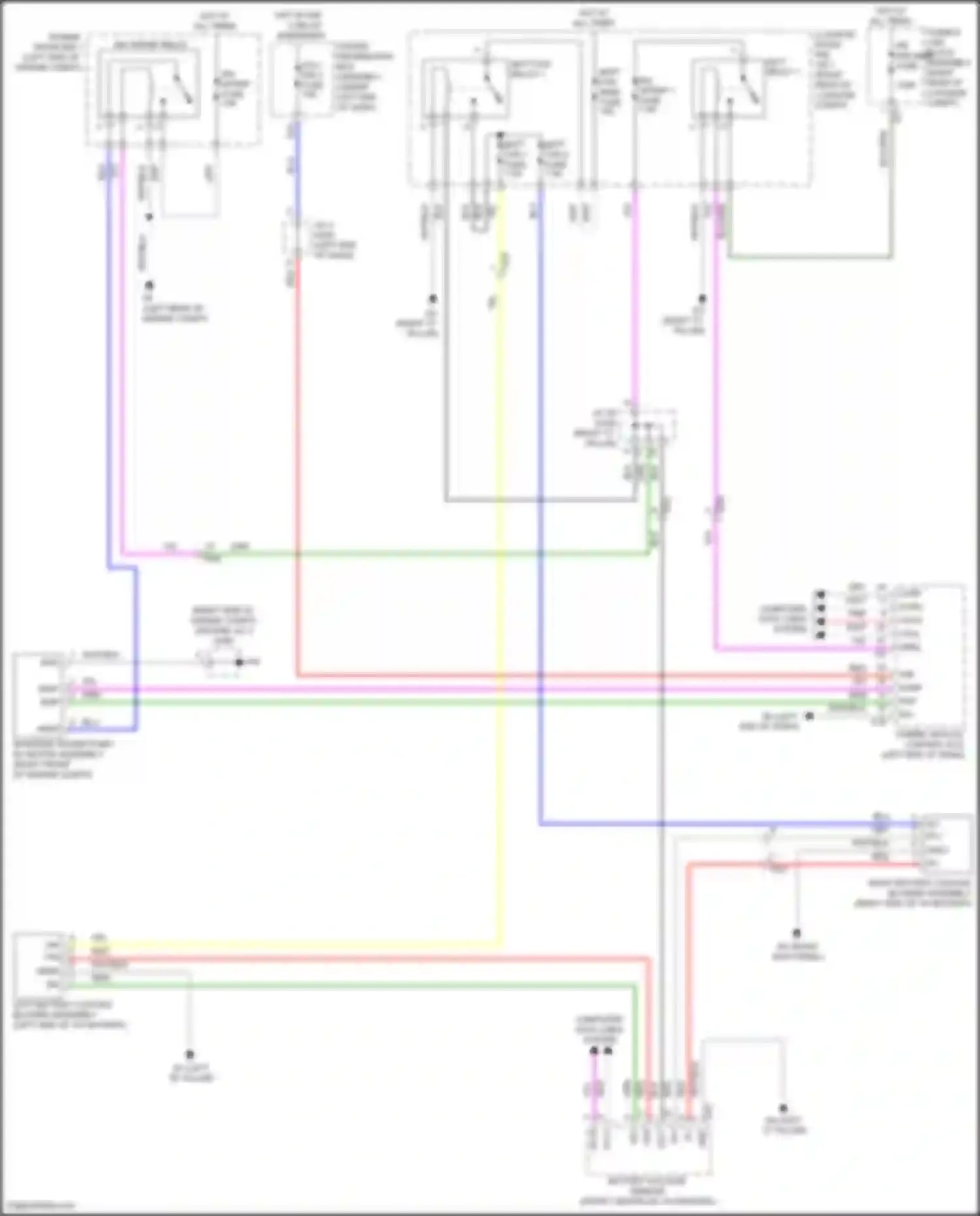 Sienna Toyota IV (2020-2024): Battery cooling fan circuit