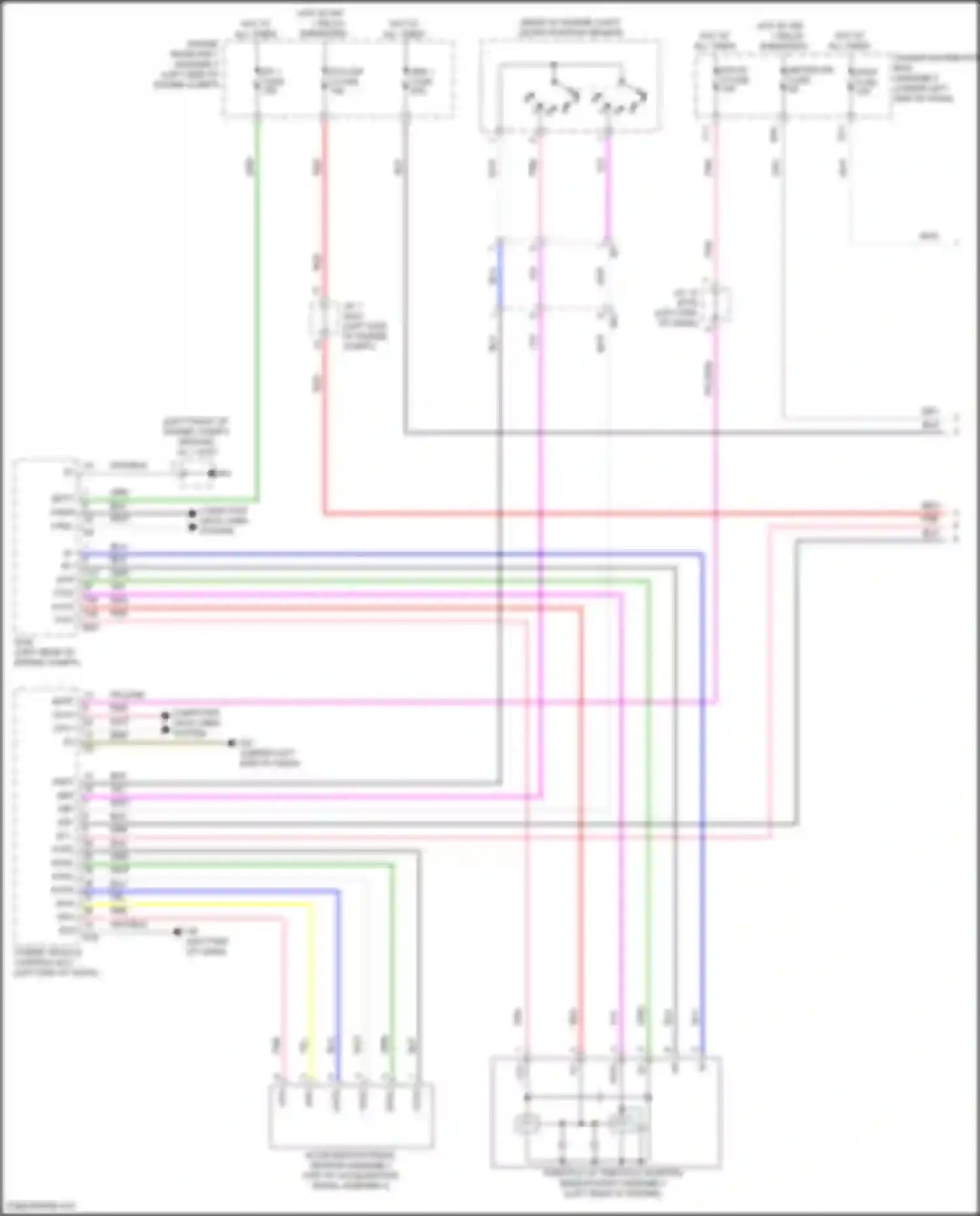 Sienna Toyota IV (2020-2024): Cruise control circuit (1 of 2)