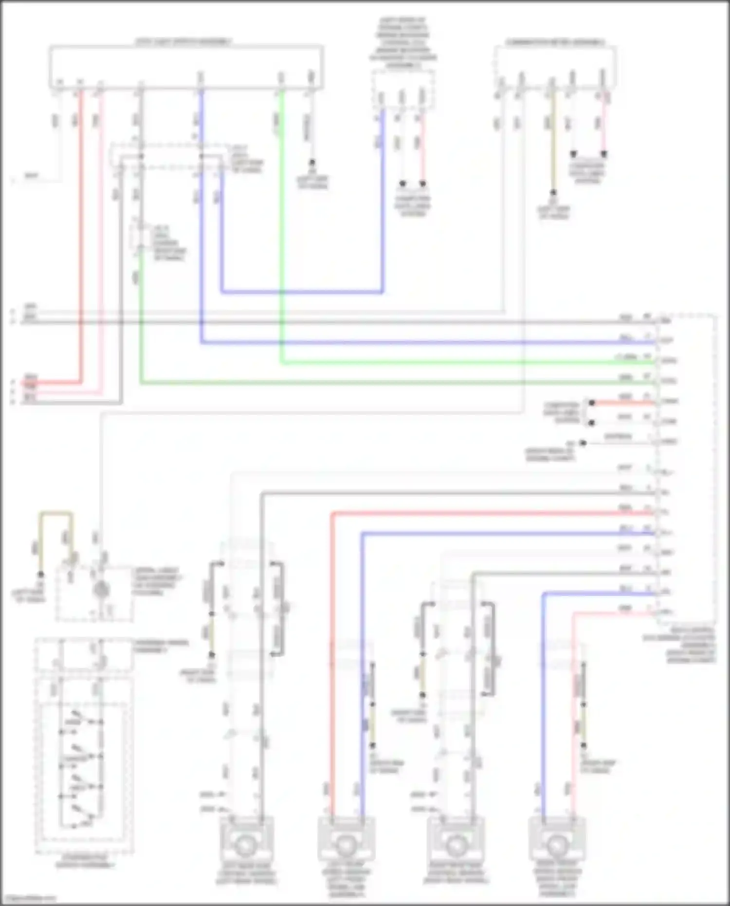 Sienna Toyota IV (2020-2024): Cruise control circuit (2 of 2)