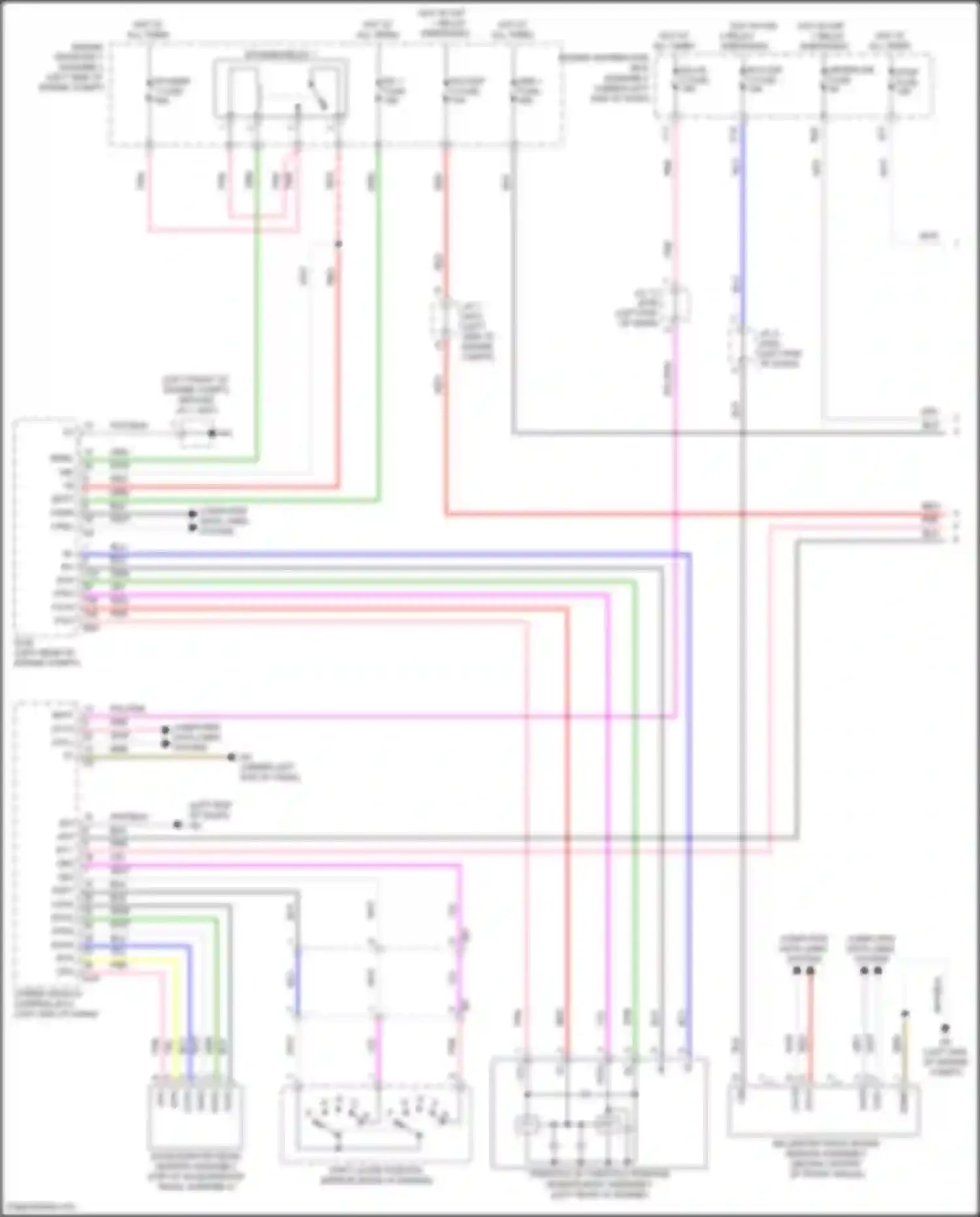 Sienna Toyota IV (2020-2024): Dynamic laser cruise control circuit (1 of 2)