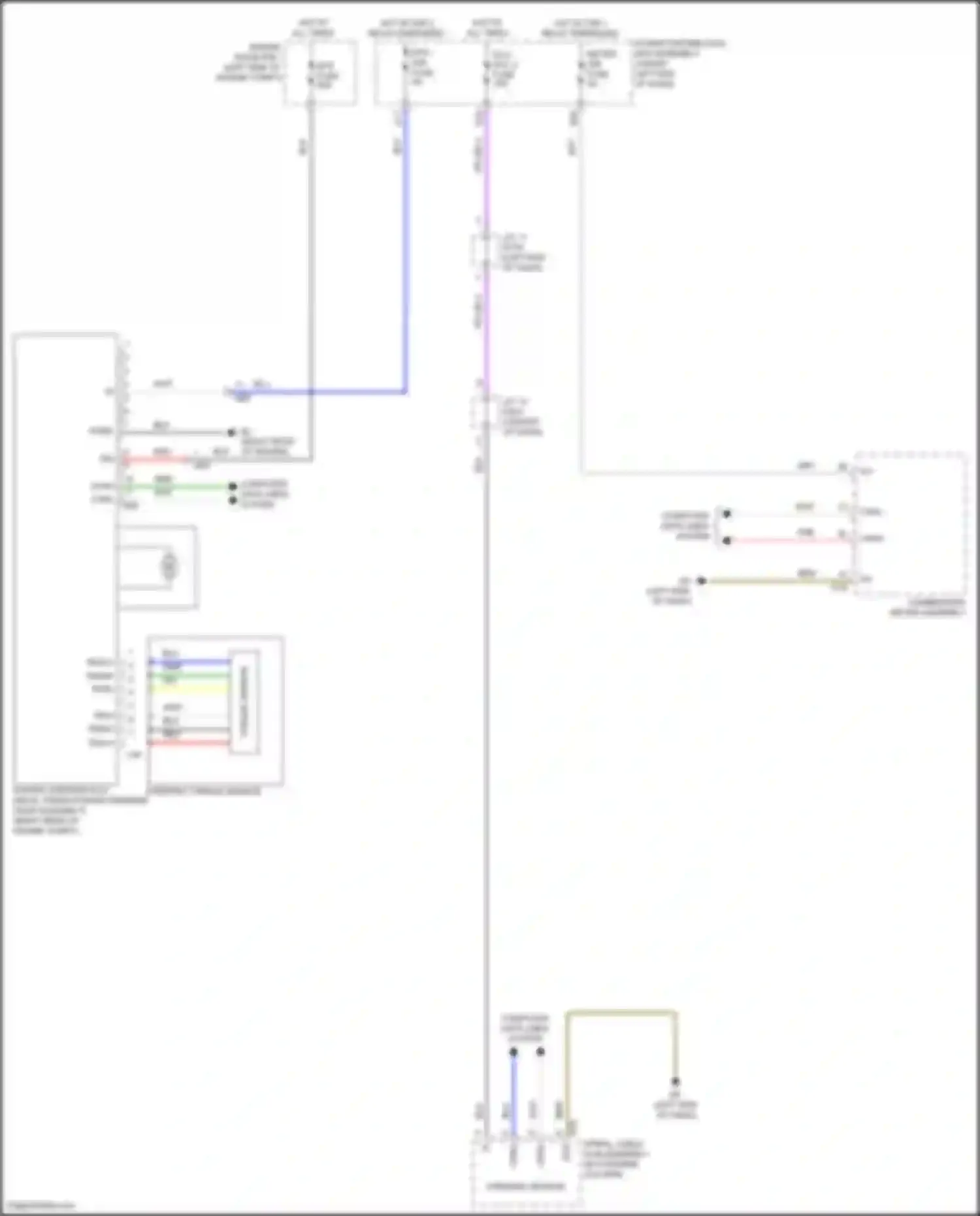 Sienna Toyota IV (2020-2024): Electronic power steering circuit