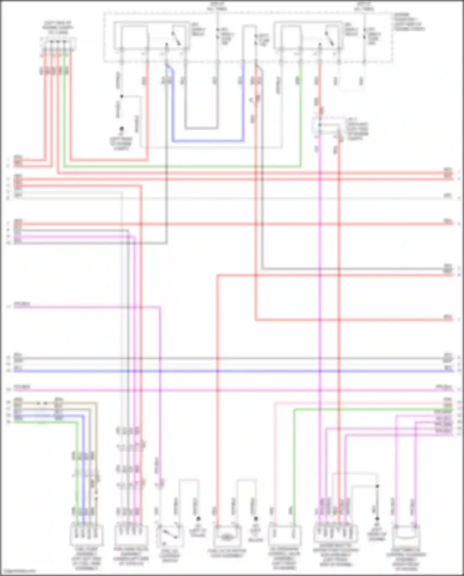 Sienna Toyota IV (2020-2024): Wiring diagram engine performance 2.5l hybrid, engine controls circuit (2 of 7)