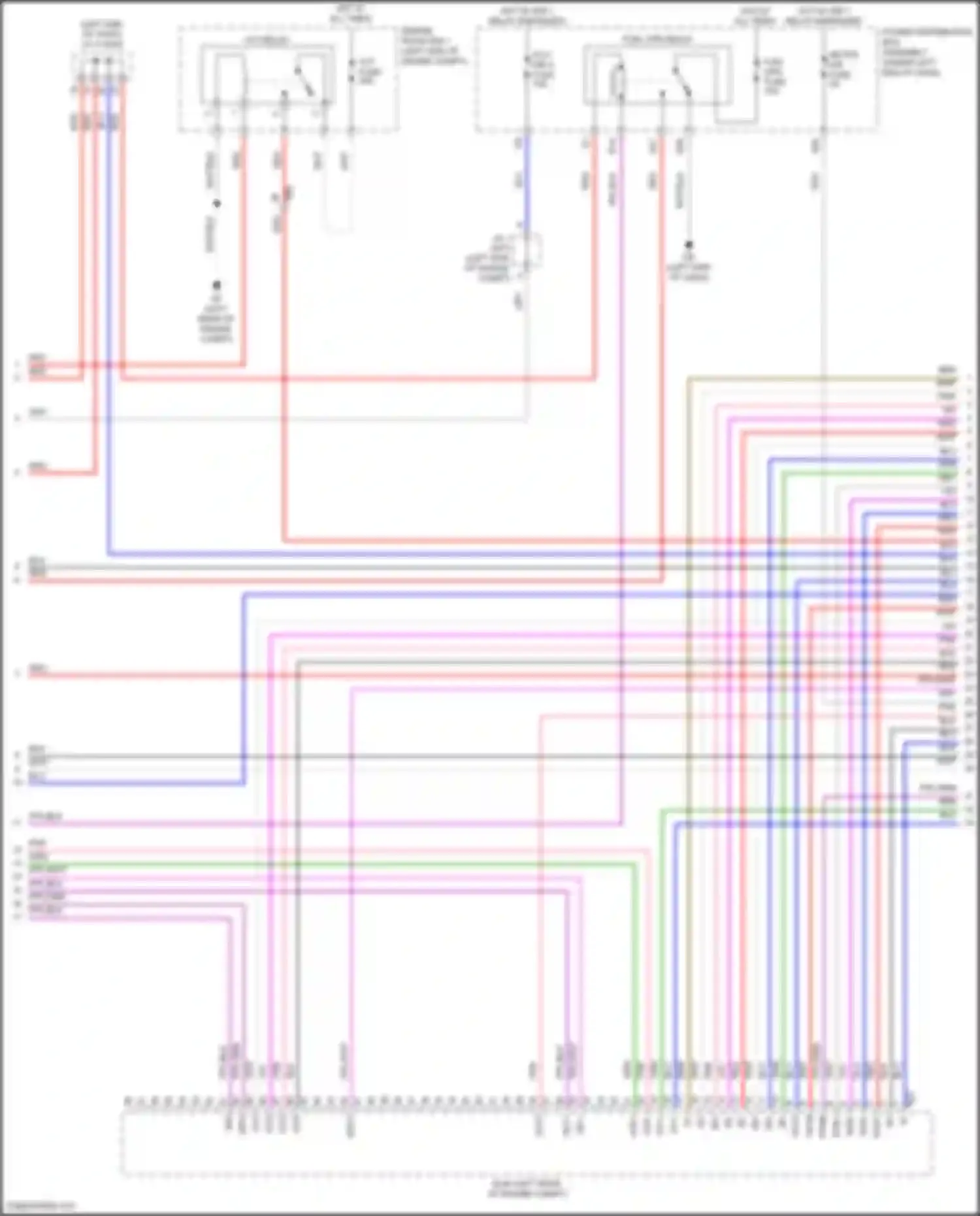 Sienna Toyota IV (2020-2024): Wiring diagram engine performance 2.5l hybrid, engine controls circuit (3 of 7)