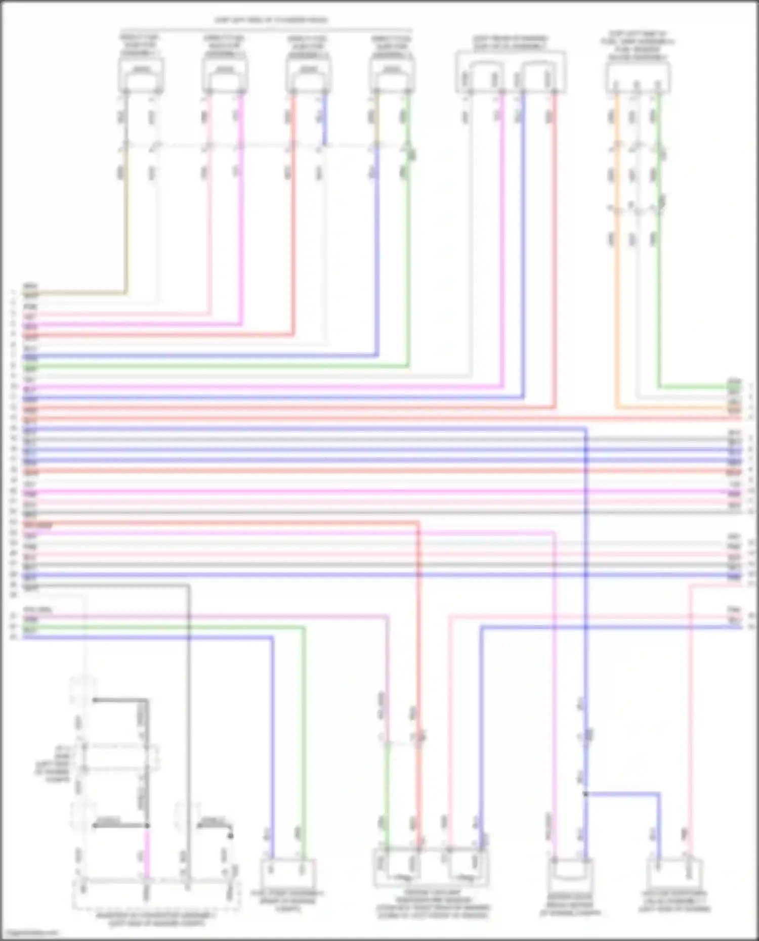 Sienna Toyota IV (2020-2024): Wiring diagram engine performance 2.5l hybrid, engine controls circuit (4 of 7)