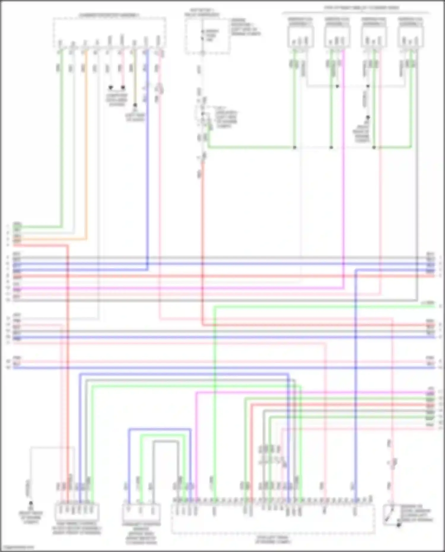 Sienna Toyota IV (2020-2024): Wiring diagram engine performance 2.5l hybrid, engine controls circuit (5 of 7)