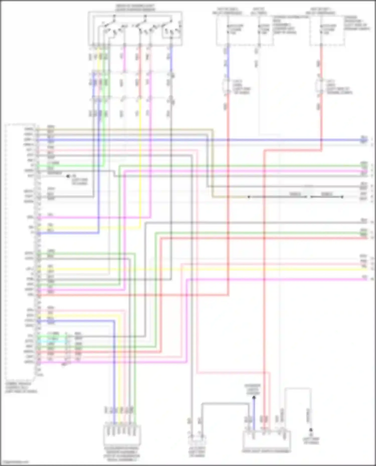 Sienna Toyota IV (2020-2024): Wiring diagram engine performance 2.5l hybrid, hybrid system circuit (1 of 9)