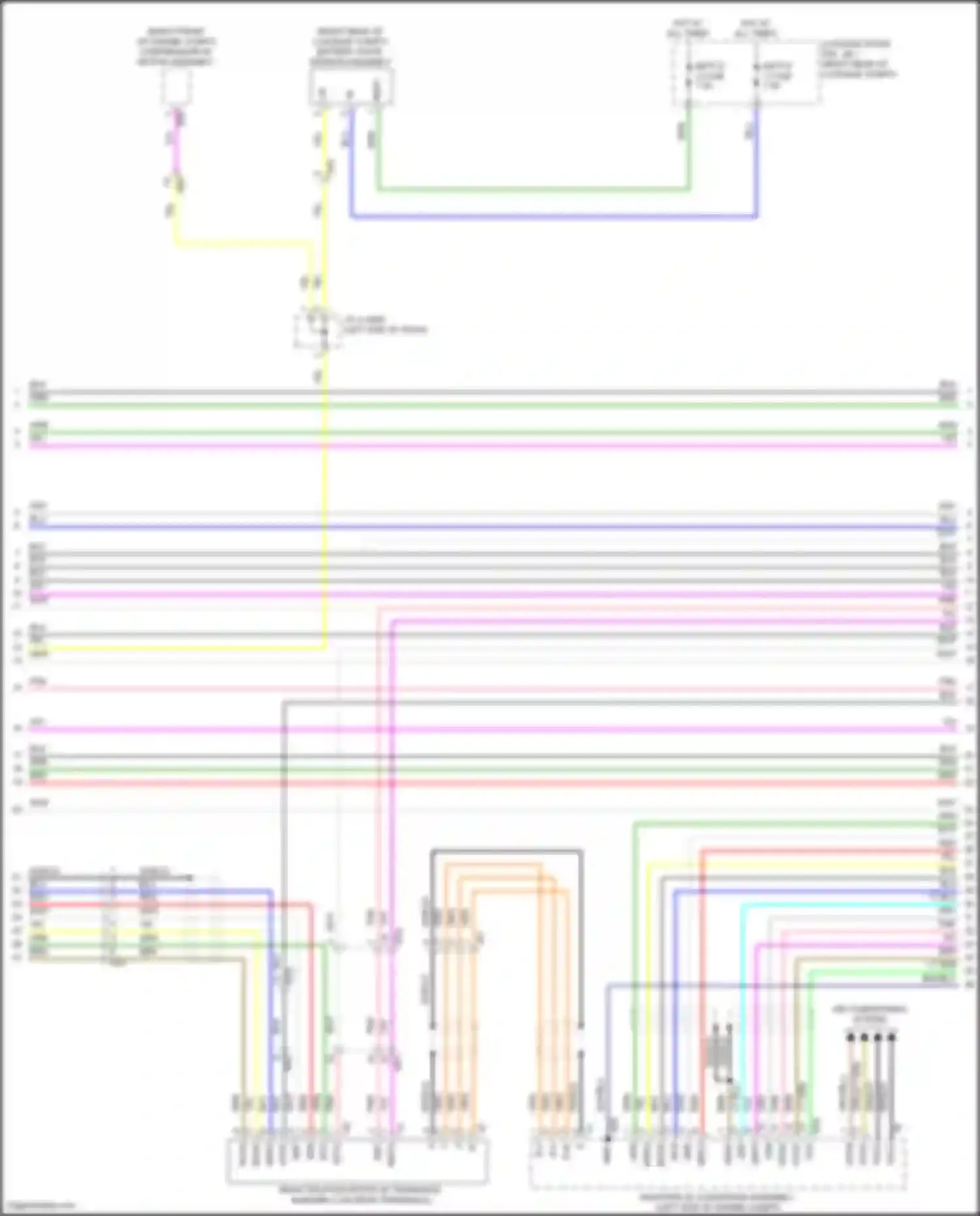 Sienna Toyota IV (2020-2024): Wiring diagram engine performance 2.5l hybrid, hybrid system circuit (3 of 9)