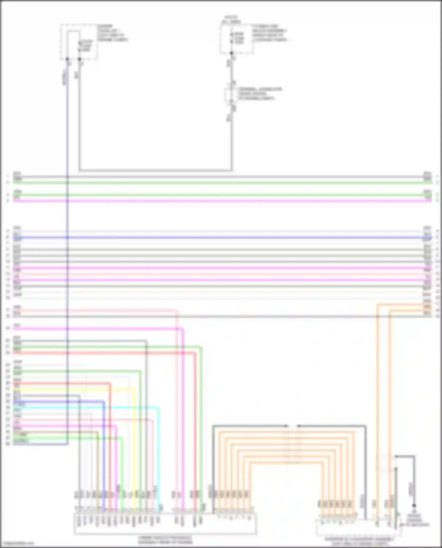 Sienna Toyota IV (2020-2024): Wiring diagram engine performance 2.5l hybrid, hybrid system circuit (4 of 9)