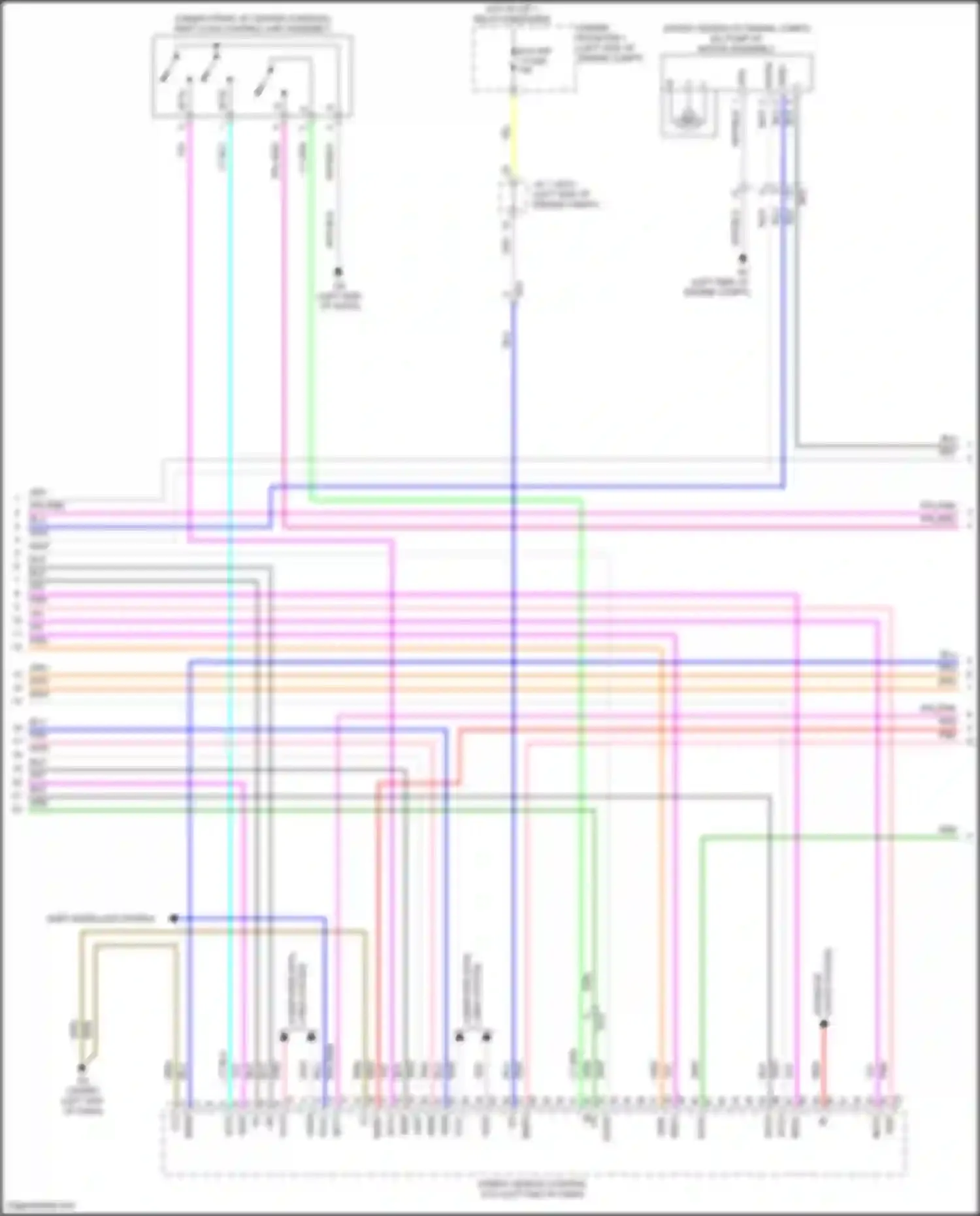 Sienna Toyota IV (2020-2024): Wiring diagram engine performance 2.5l hybrid, hybrid system circuit (7 of 9)