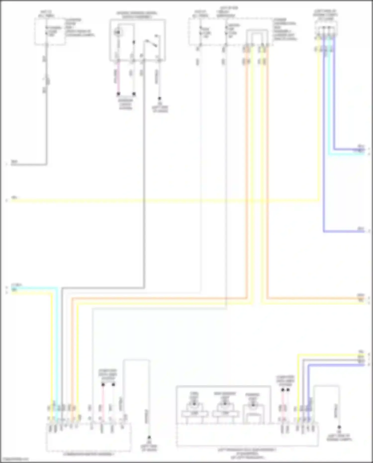 Sienna Toyota IV (2020-2024): Exterior lamps circuit (4 of 5)