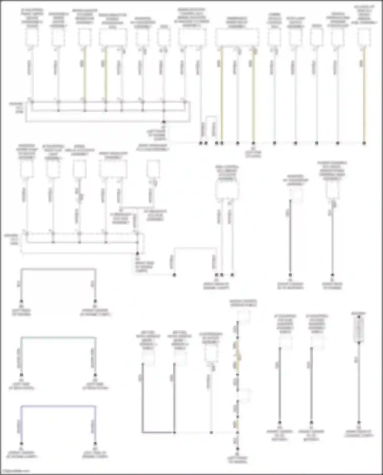 Sienna Toyota IV (2020-2024): Ground distribution circuit (2 of 7)