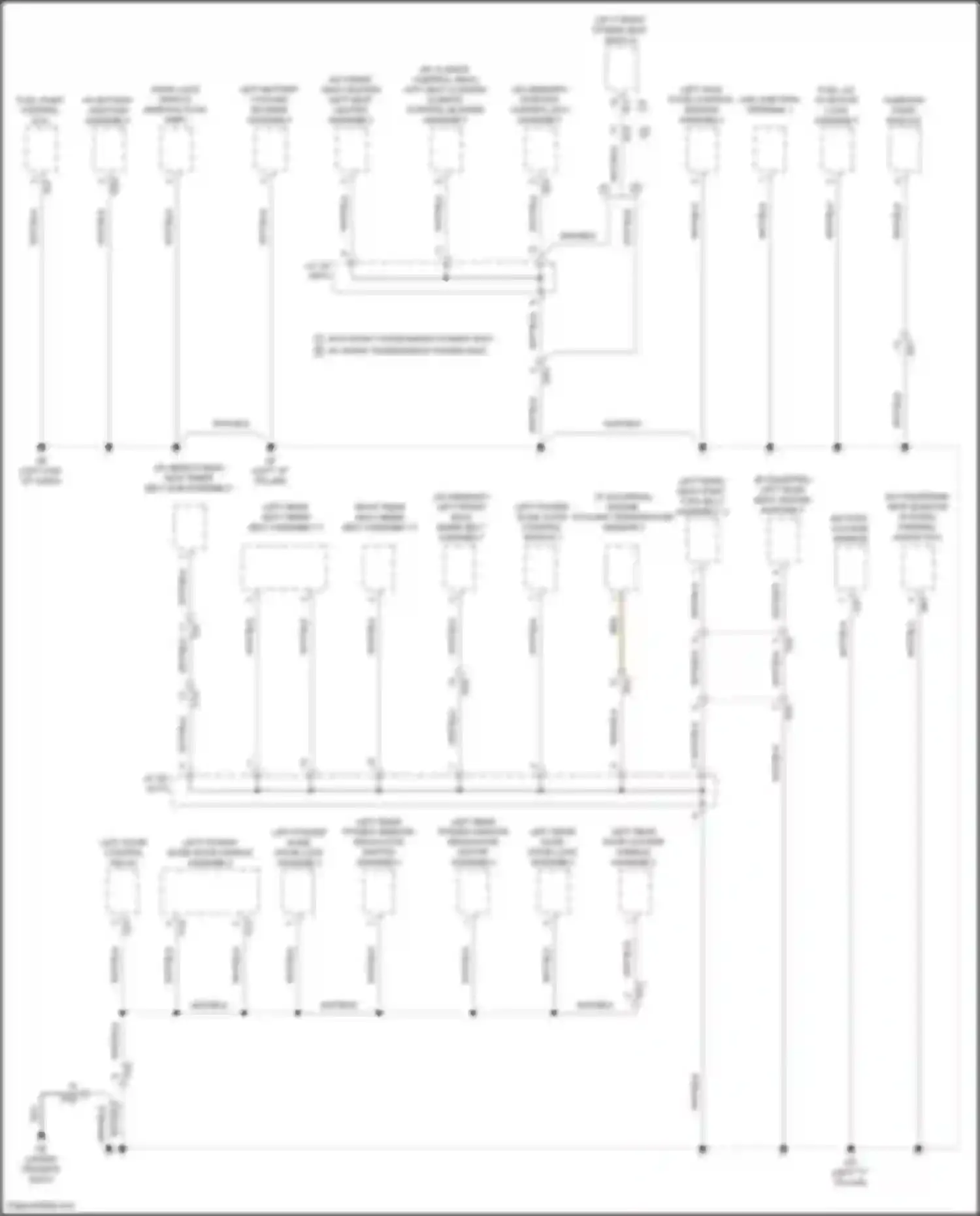 Sienna Toyota IV (2020-2024): Ground distribution circuit (6 of 7)