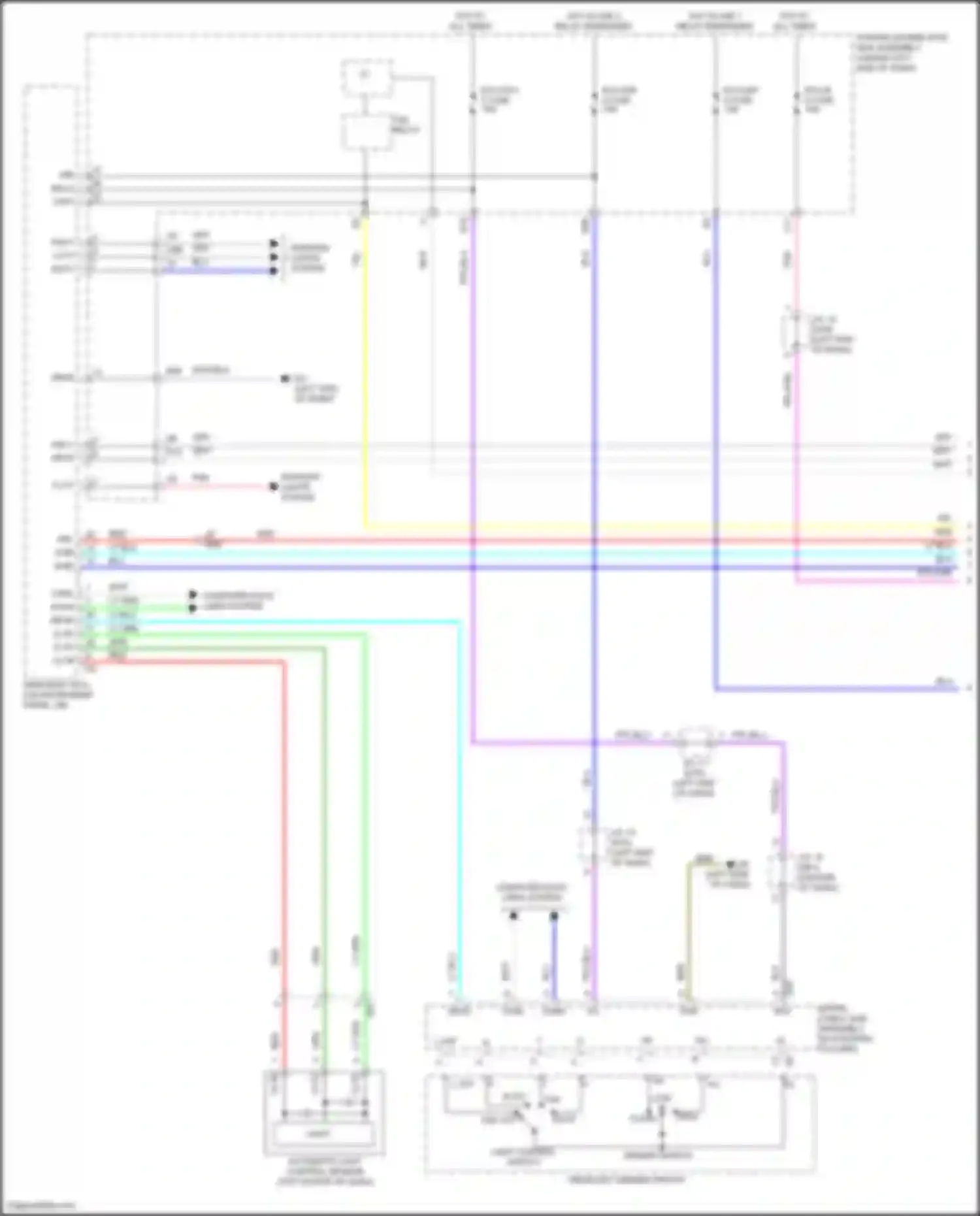 Sienna Toyota IV (2020-2024): Headlights circuit (1 of 3)