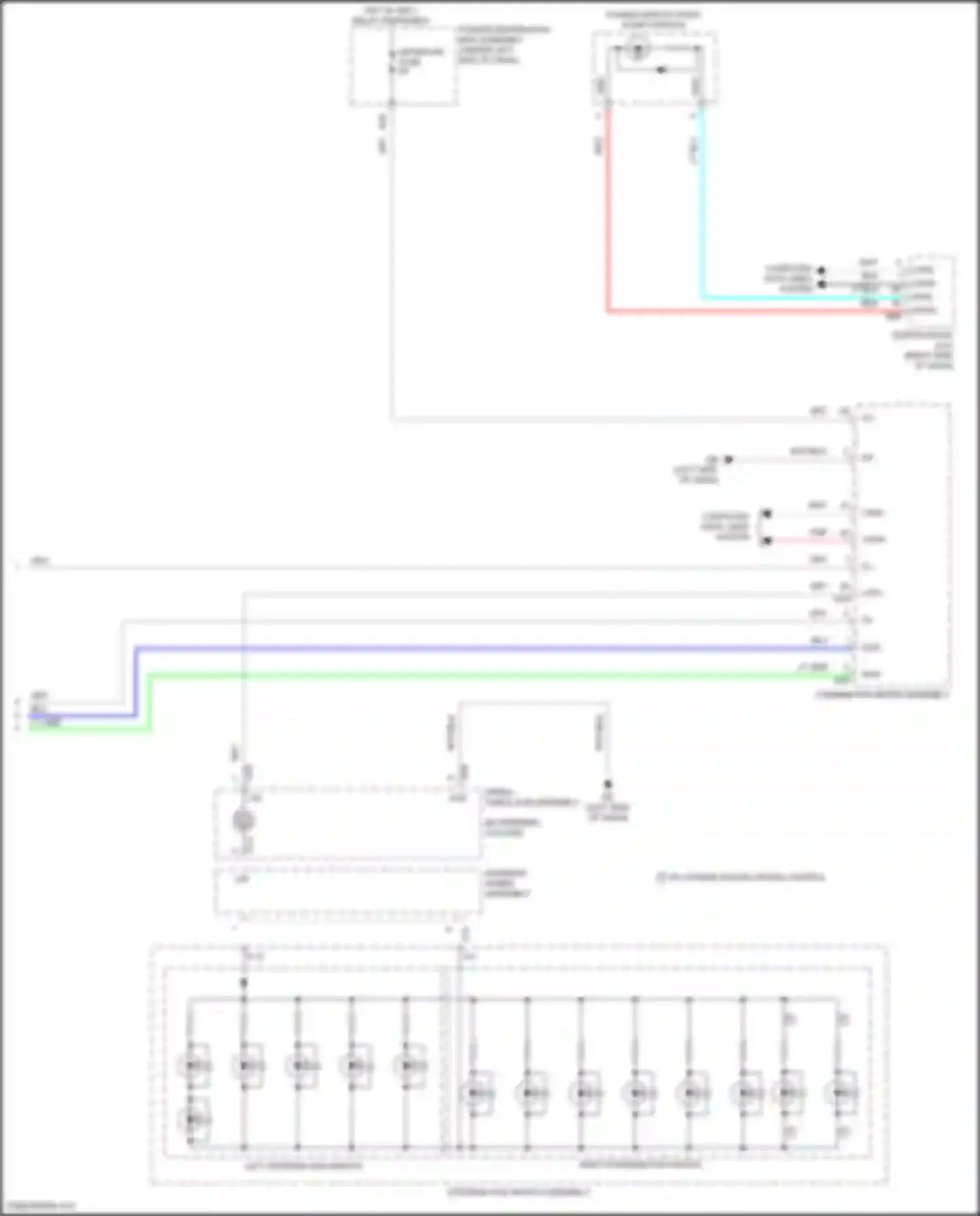 Sienna Toyota IV (2020-2024): Instrument illumination circuit (4 of 4)