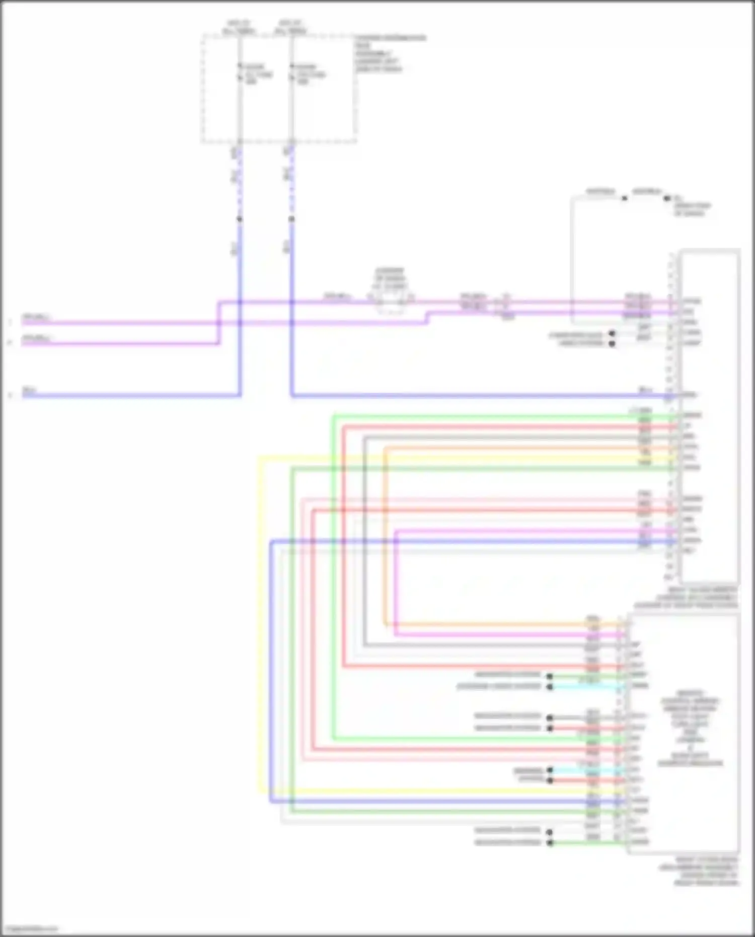 Sienna Toyota IV (2020-2024): Memory mirrors circuit (2 of 2)