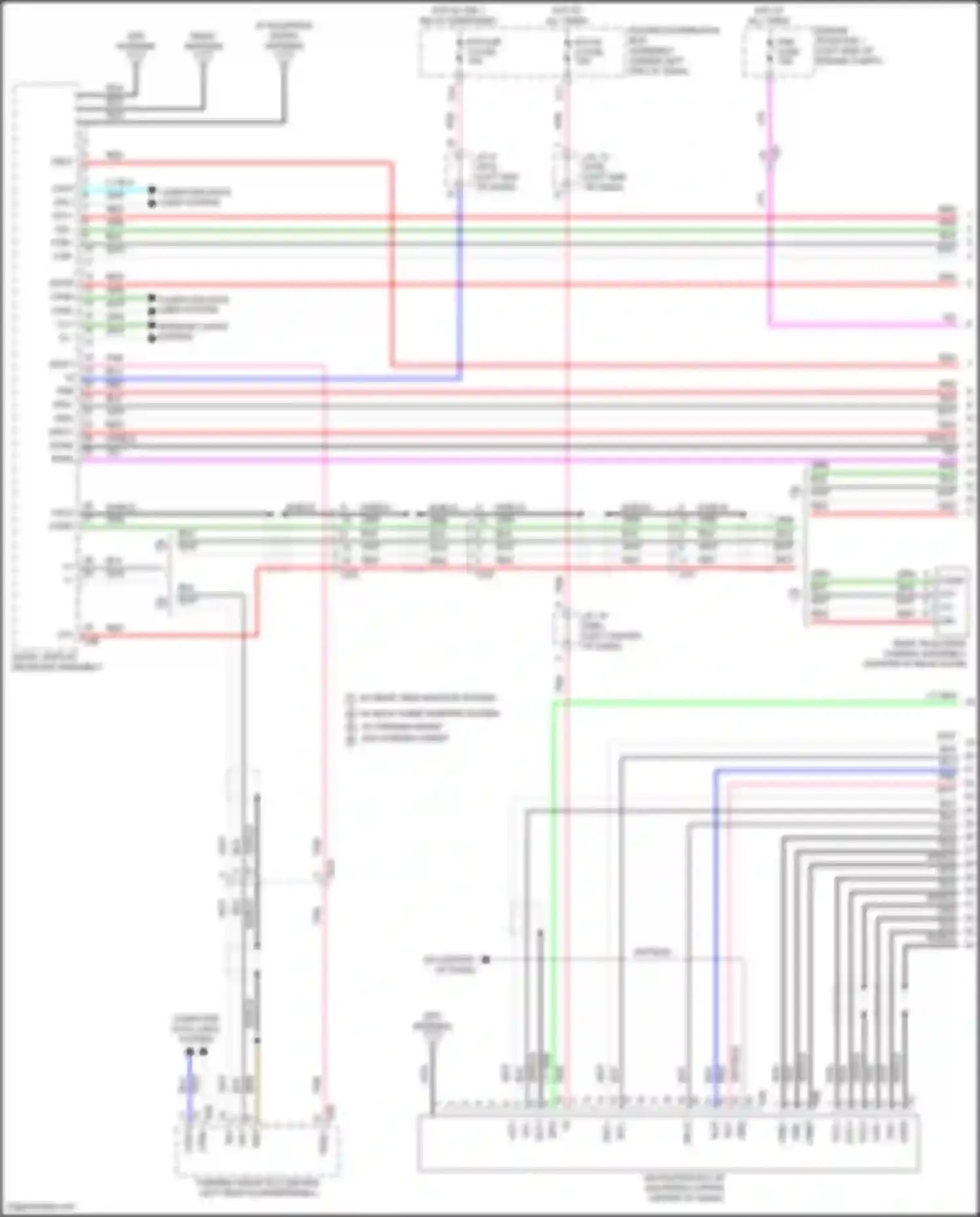 Sienna Toyota IV (2020-2024): Navigation circuit, w/ built-in amplifier (1 of 6)