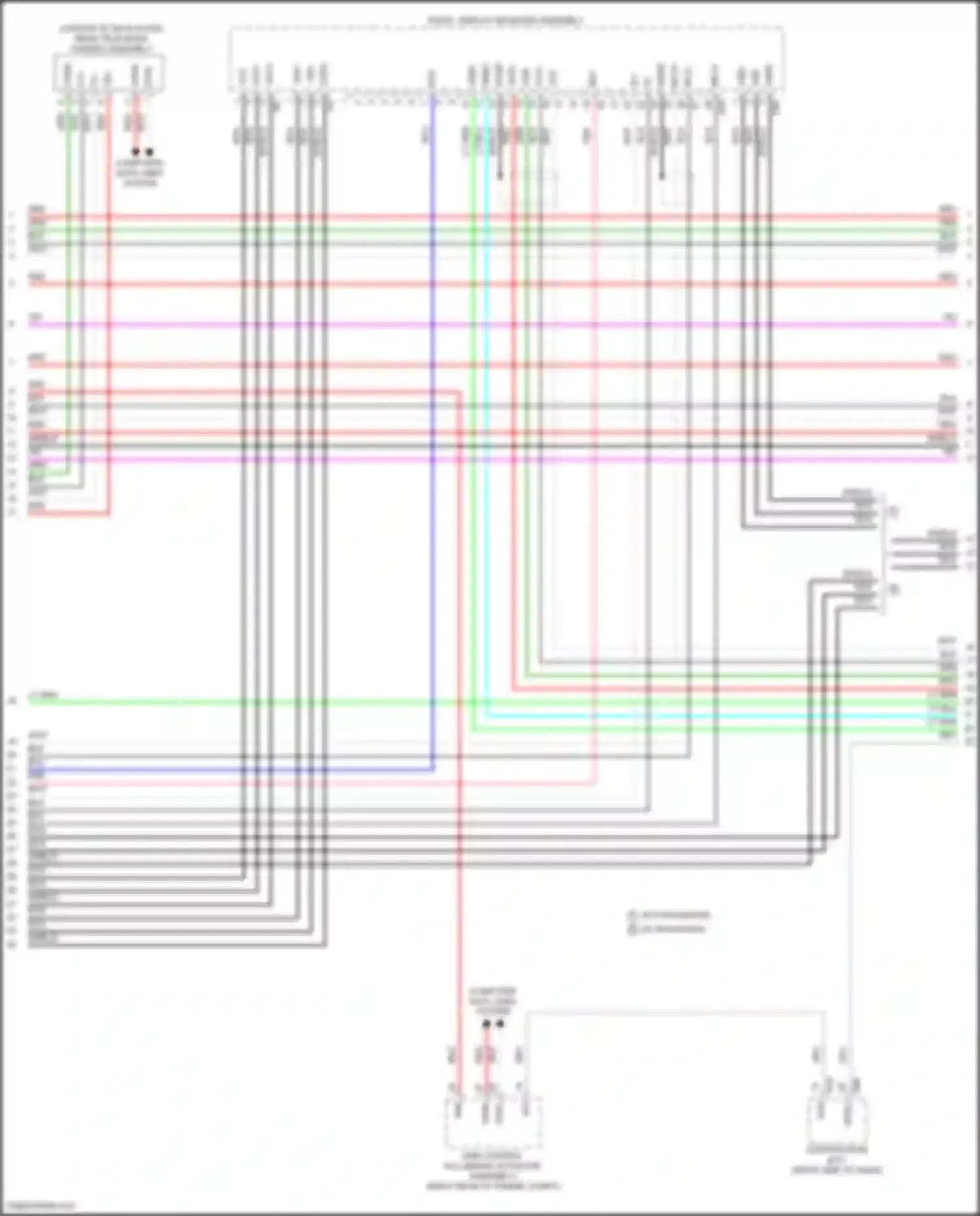 Sienna Toyota IV (2020-2024): Navigation circuit, w/ built-in amplifier (2 of 6)