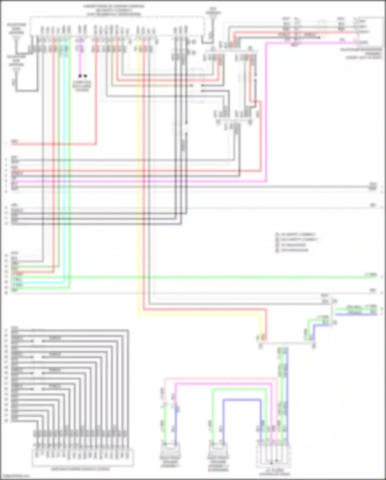 Sienna Toyota IV (2020-2024): Navigation circuit, w/ built-in amplifier (4 of 6)