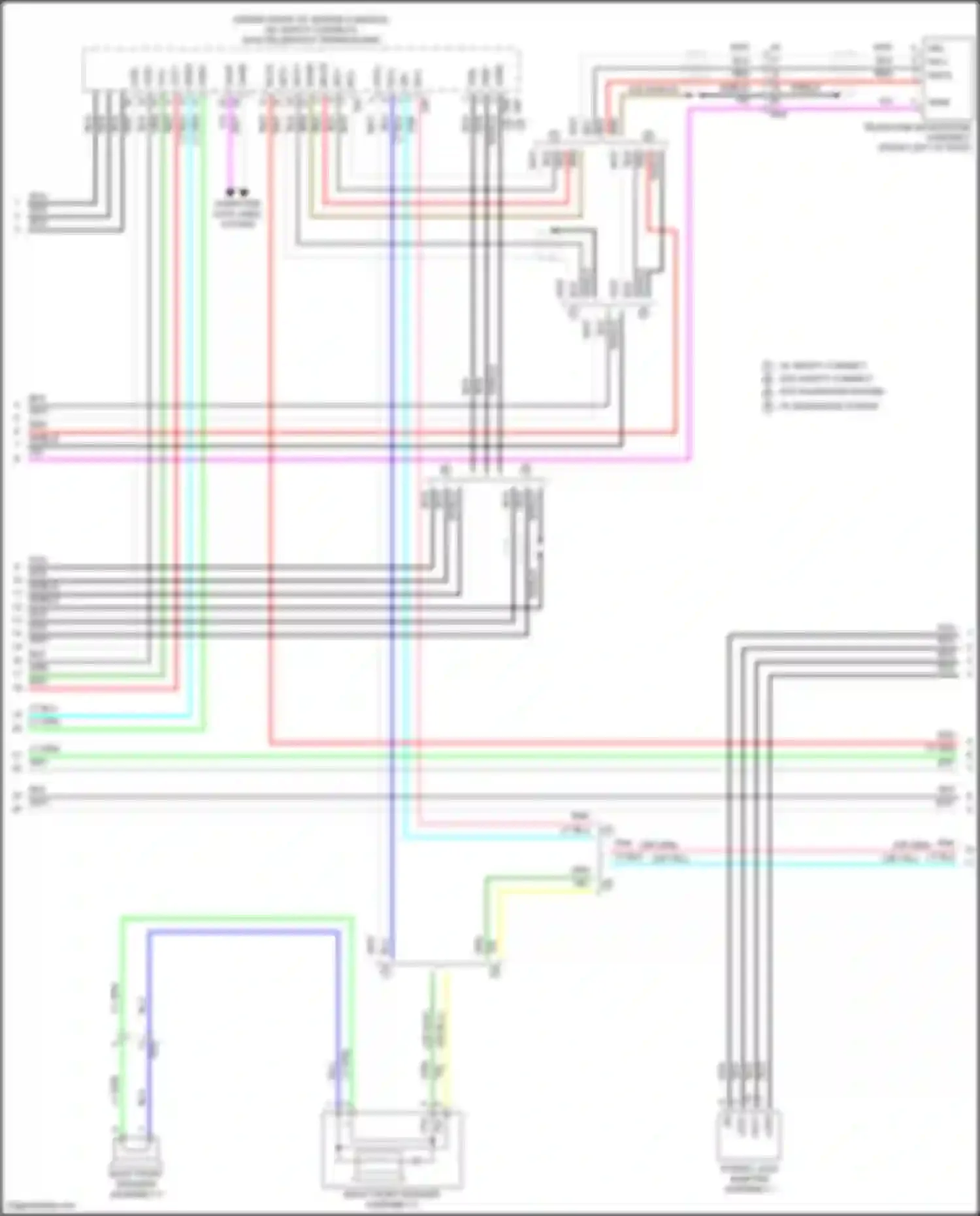 Sienna Toyota IV (2020-2024): Navigation circuit, w/ separate amplifier (5 of 9)